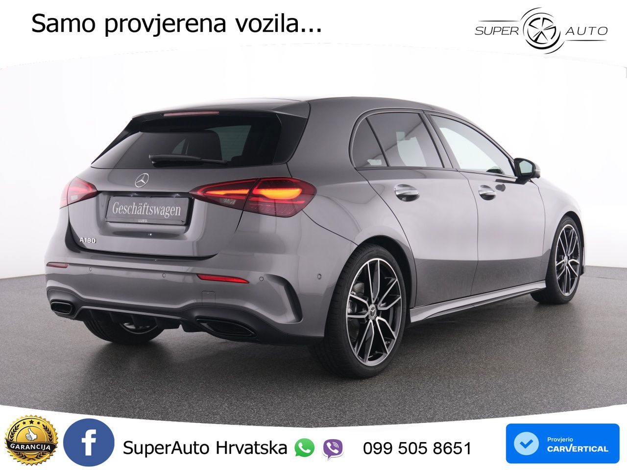 Mercedes-Benz A 180 7G-DCT AMG ACC+GR SJED+360+PANO
