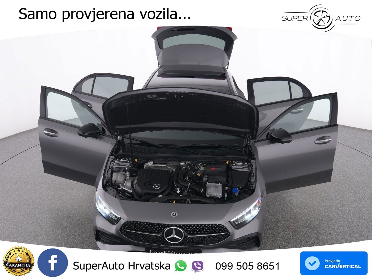 Mercedes-Benz A 180 7G-DCT AMG ACC+GR SJED+360+PANO