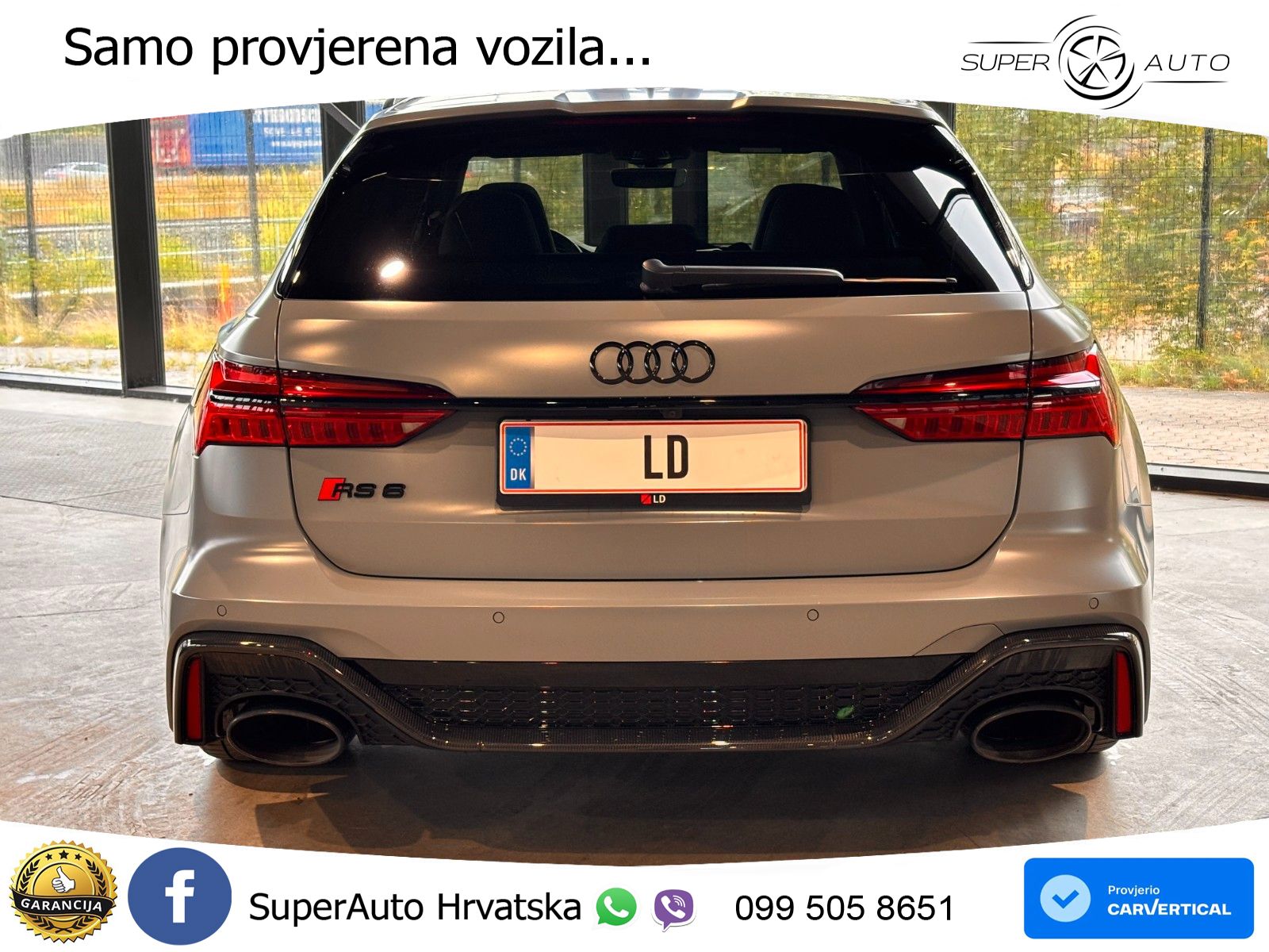 Audi RS6 Avant 4.0 TFSI V8 (600 KS) quattro Tiptronic LED+GR SJED+ACC