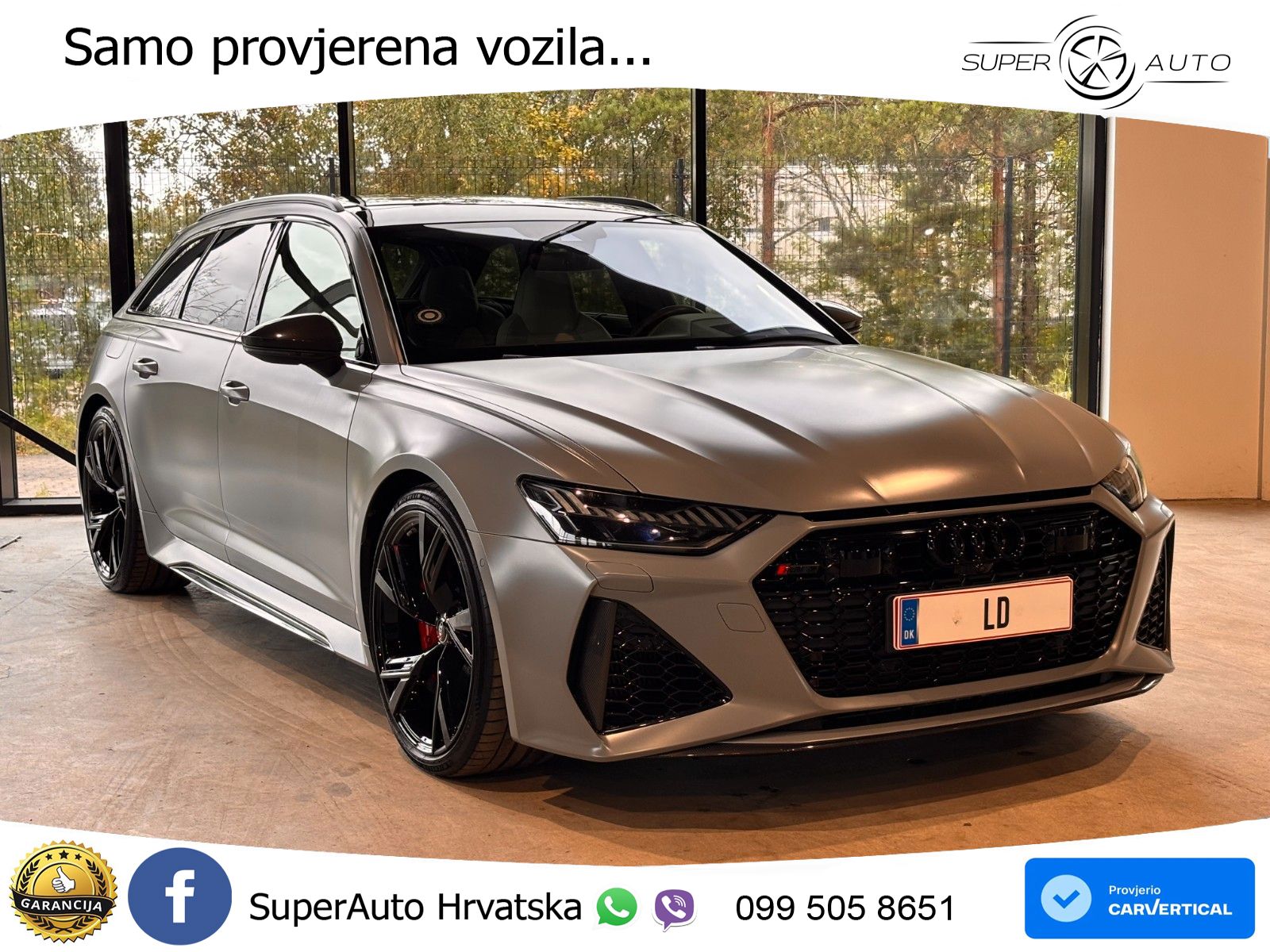 Audi RS6 Avant 4.0 TFSI V8 (600 KS) quattro Tiptronic LED+GR SJED+ACC