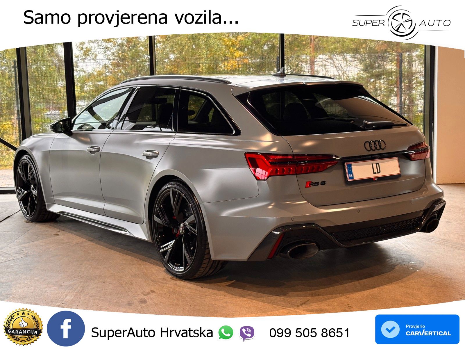 Audi RS6 Avant 4.0 TFSI V8 (600 KS) quattro Tiptronic LED+GR SJED+ACC