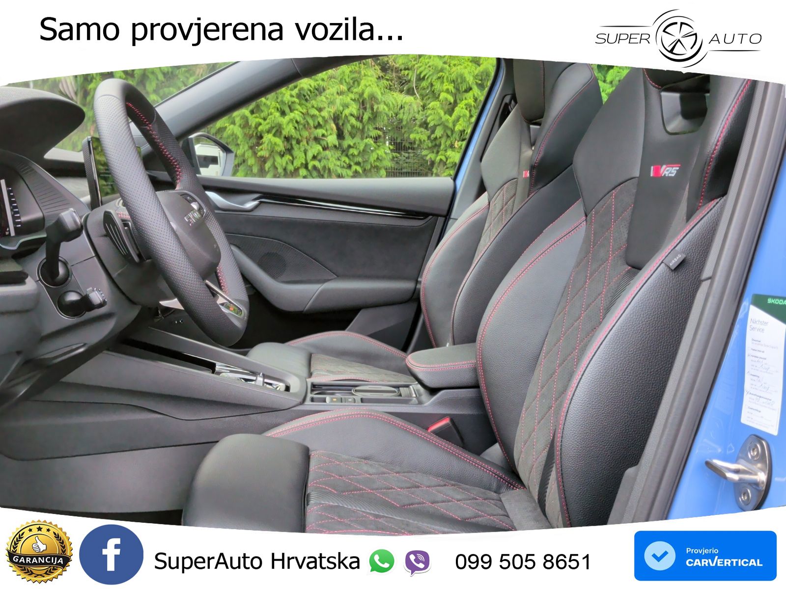 Škoda Octavia Combi RS 2.0 TSI (265 KS) DSG LED+GR SJED+ACC