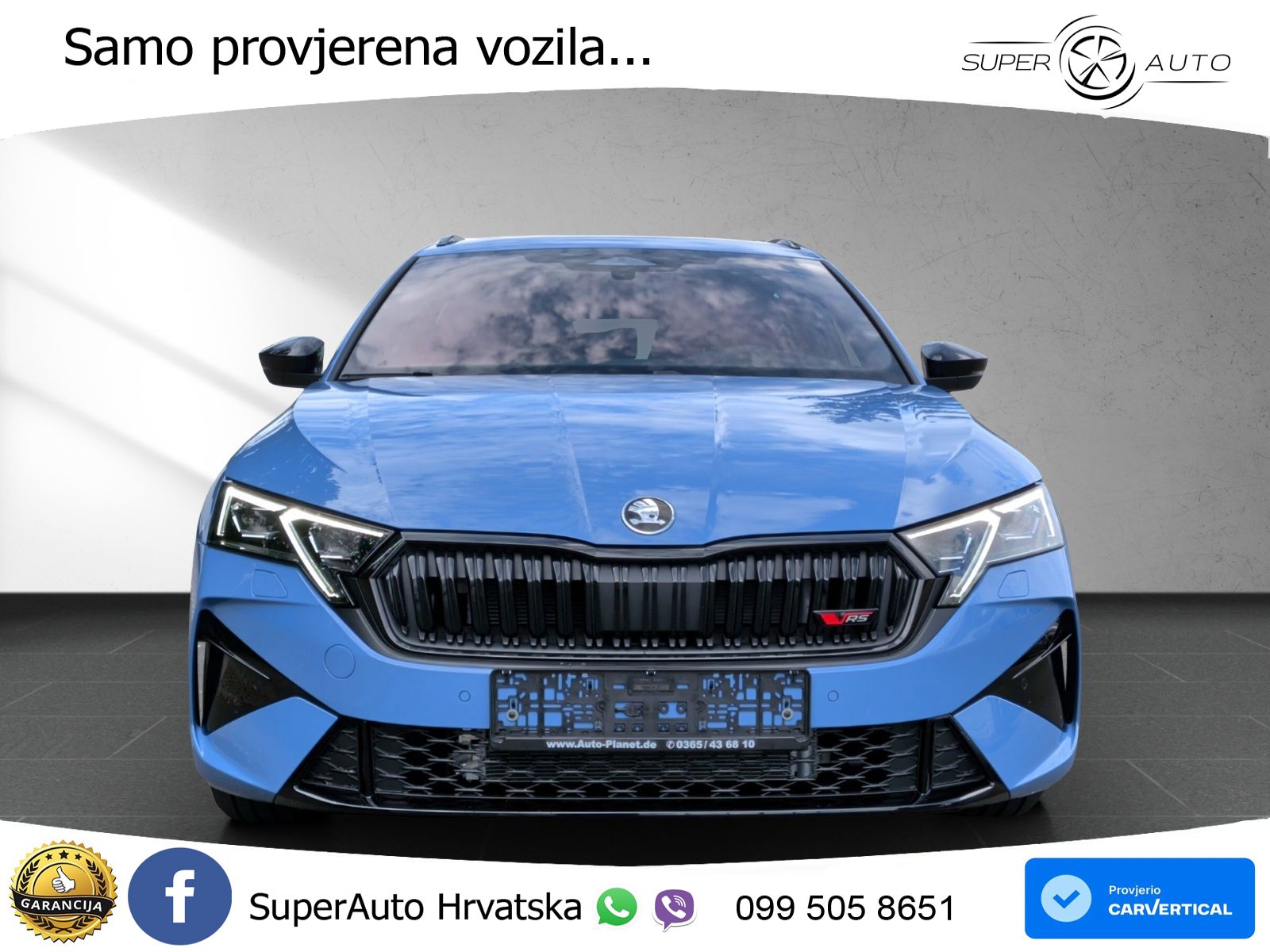 Škoda Octavia Combi RS 2.0 TSI (265 KS) DSG LED+GR SJED+ACC