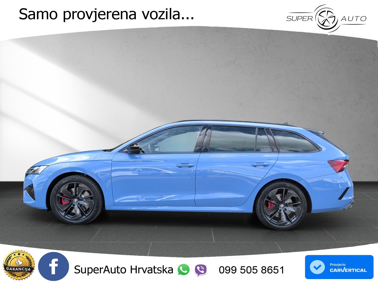 Škoda Octavia Combi RS 2.0 TSI (265 KS) DSG LED+GR SJED+ACC