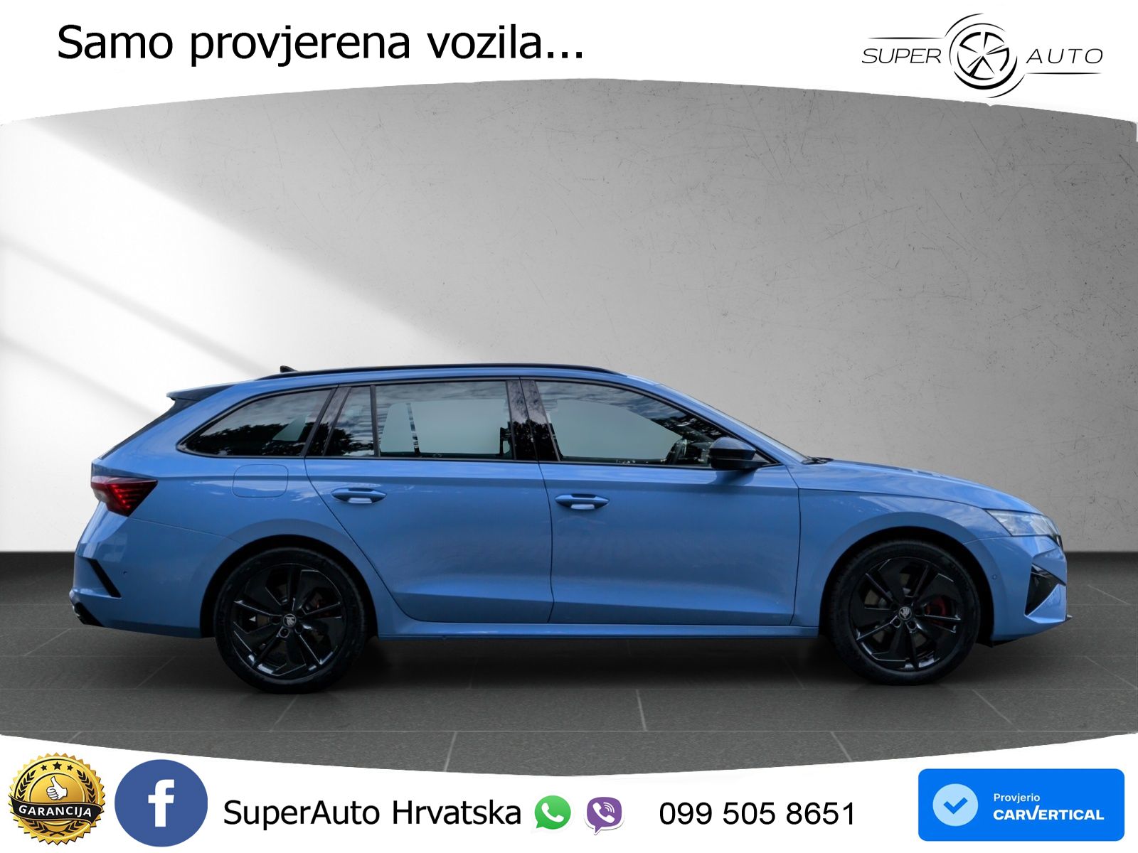 Škoda Octavia Combi RS 2.0 TSI (265 KS) DSG LED+GR SJED+ACC