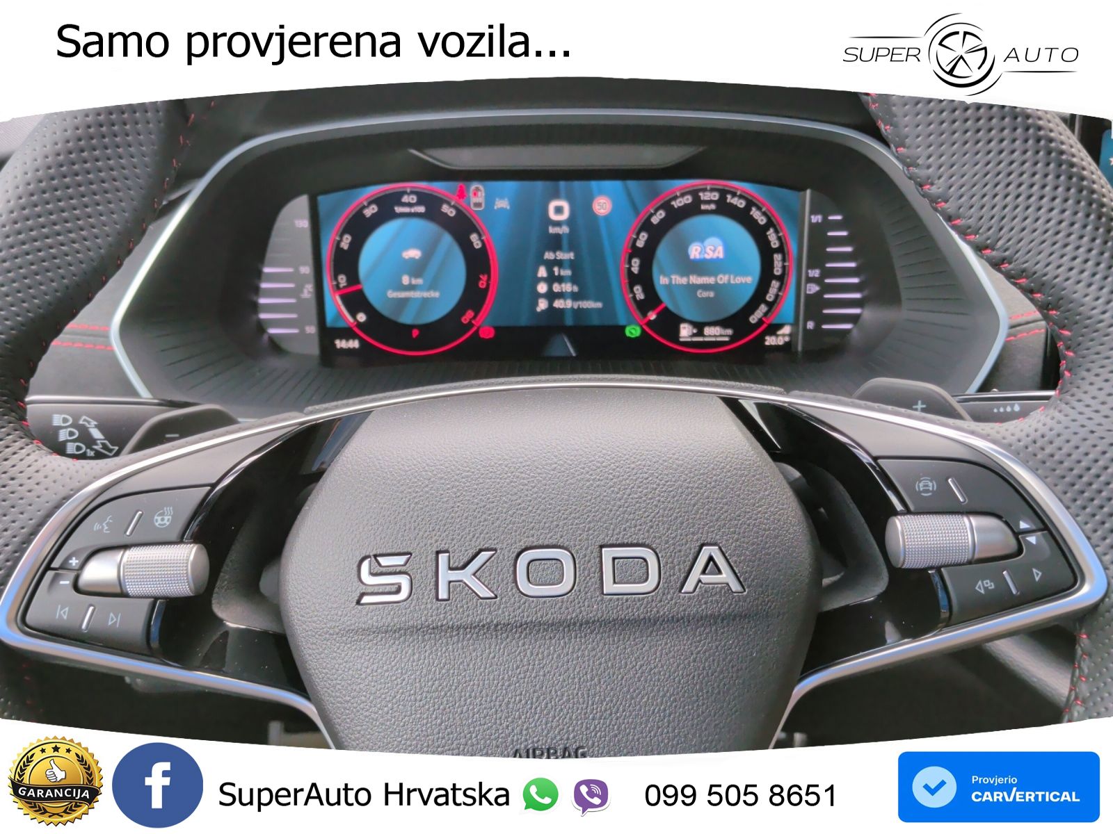 Škoda Octavia Combi RS 2.0 TSI (265 KS) DSG LED+GR SJED+ACC