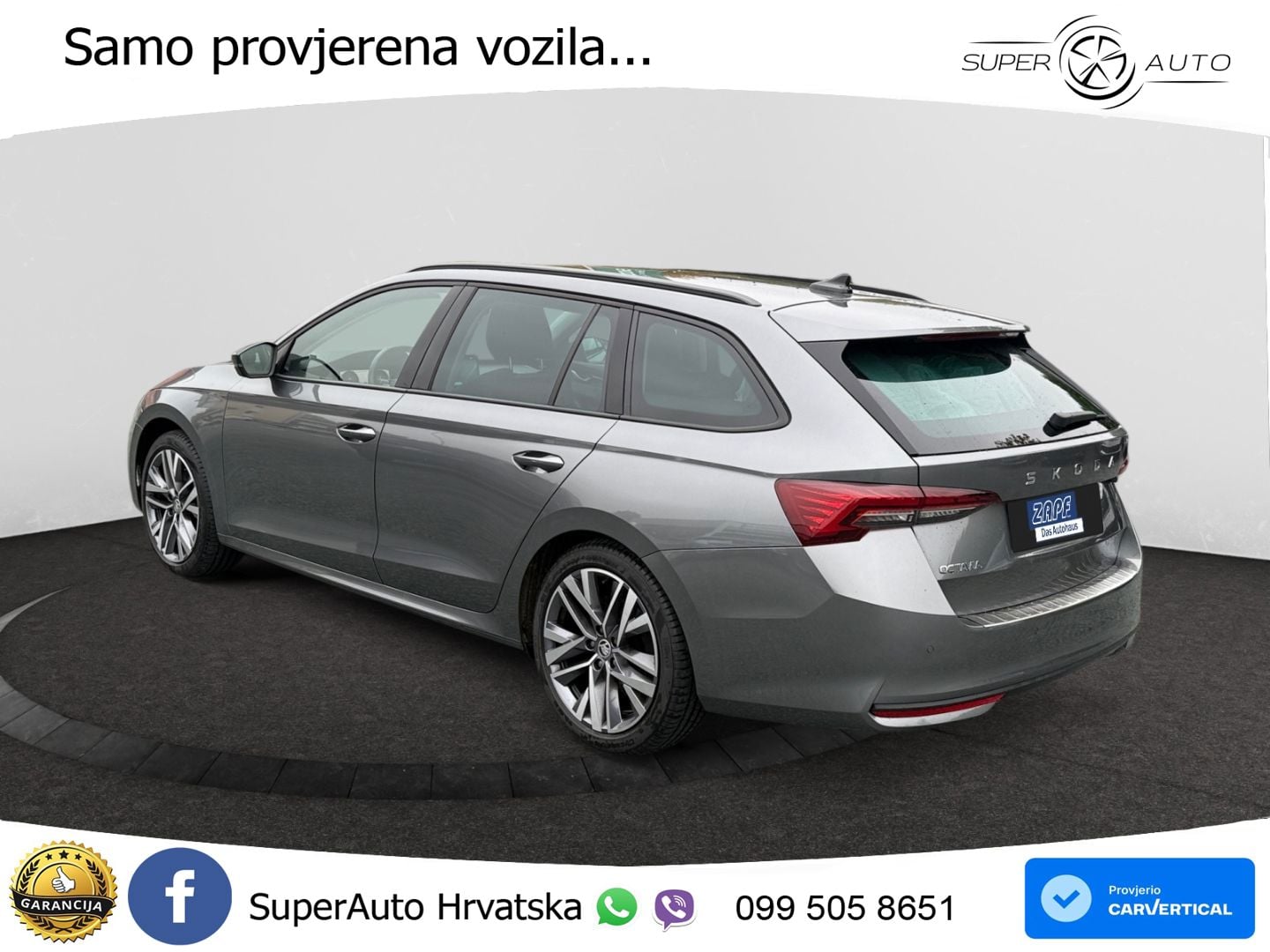 Škoda Octavia Combi 2.0 TDI (150 KS) DSG Selection MATRIX+GR SJED+KAM