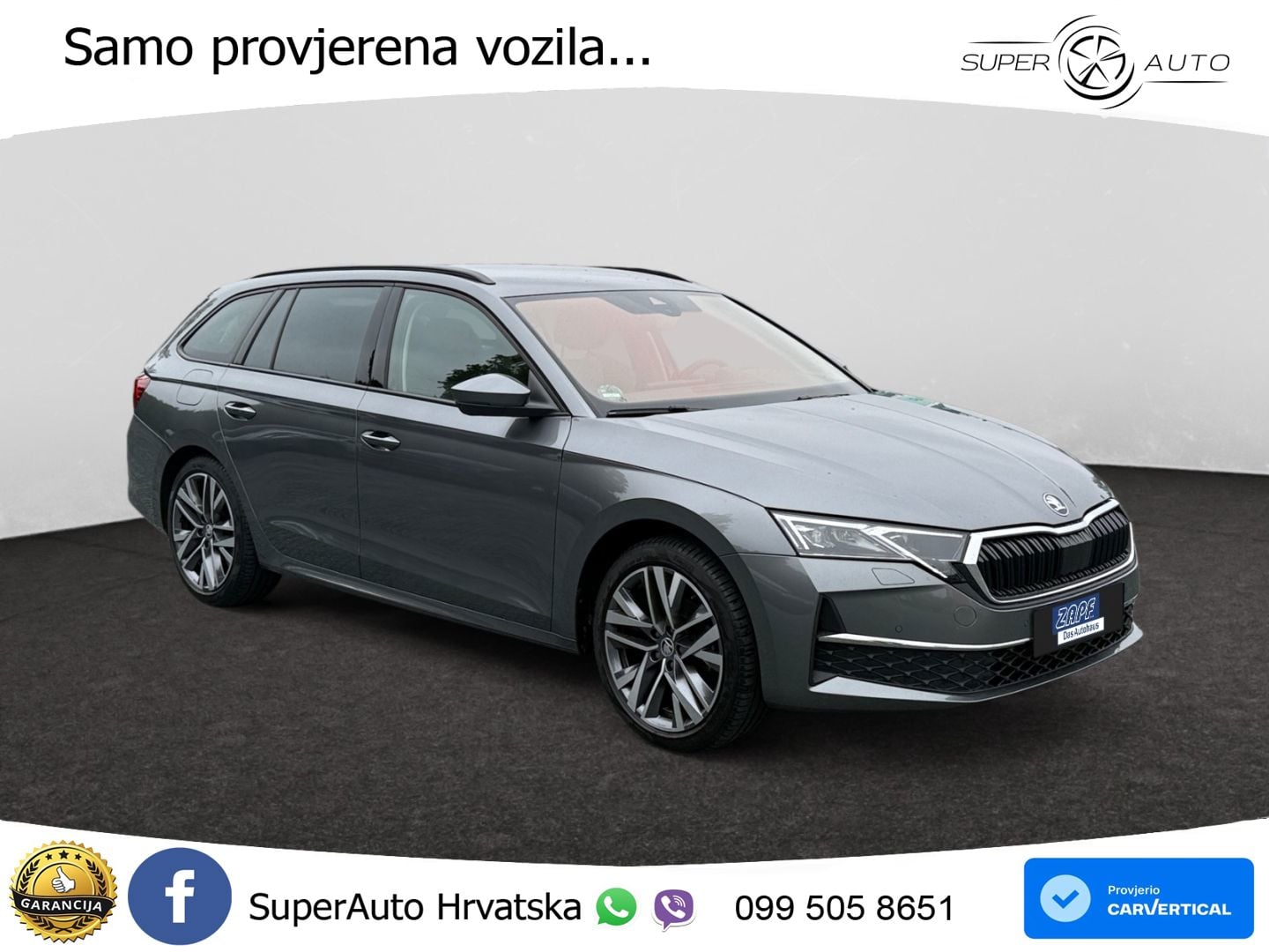 Škoda Octavia Combi 2.0 TDI (150 KS) DSG Selection MATRIX+GR SJED+KAM