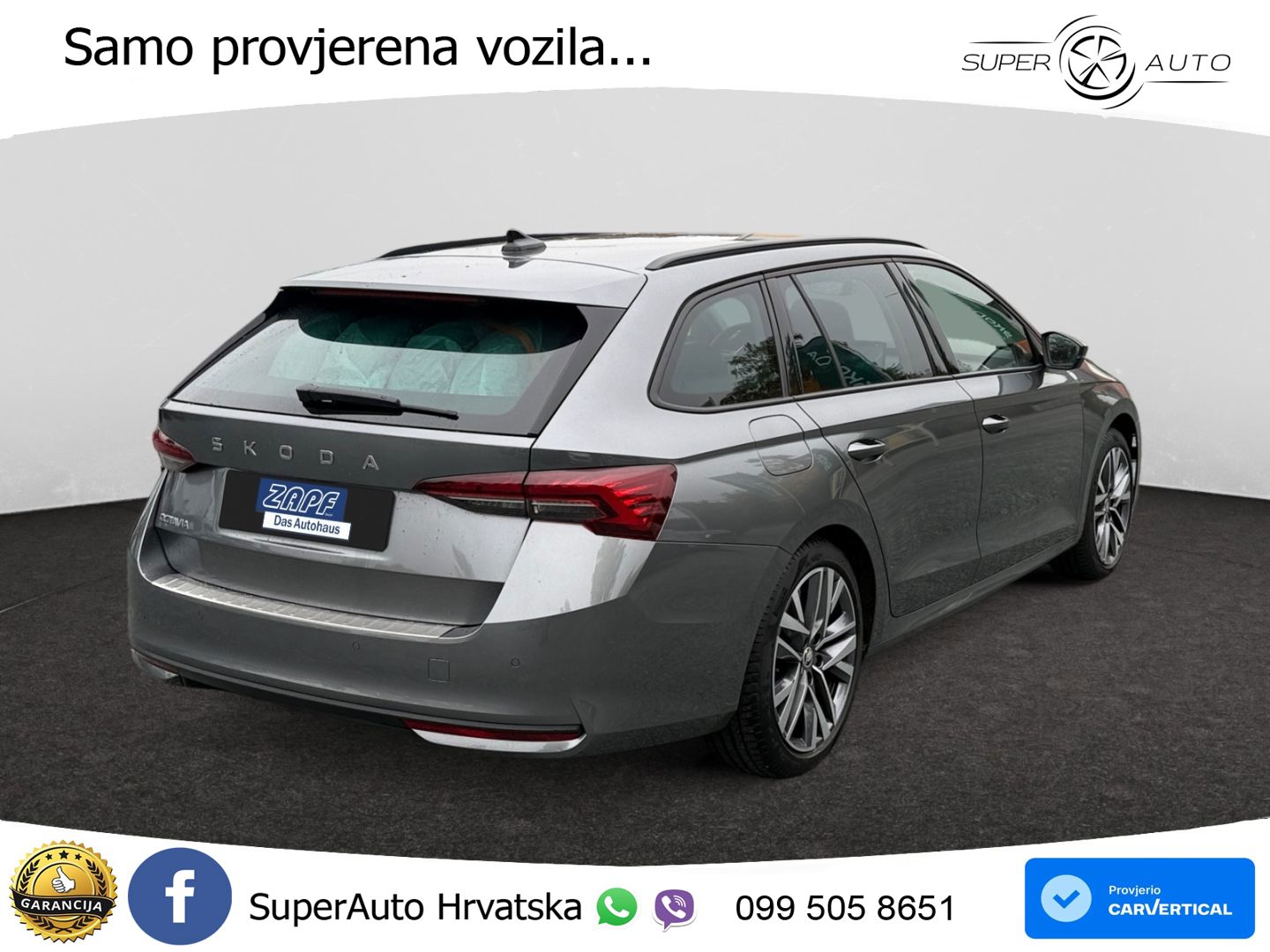 Škoda Octavia Combi 2.0 TDI (150 KS) DSG Selection MATRIX+GR SJED+KAM