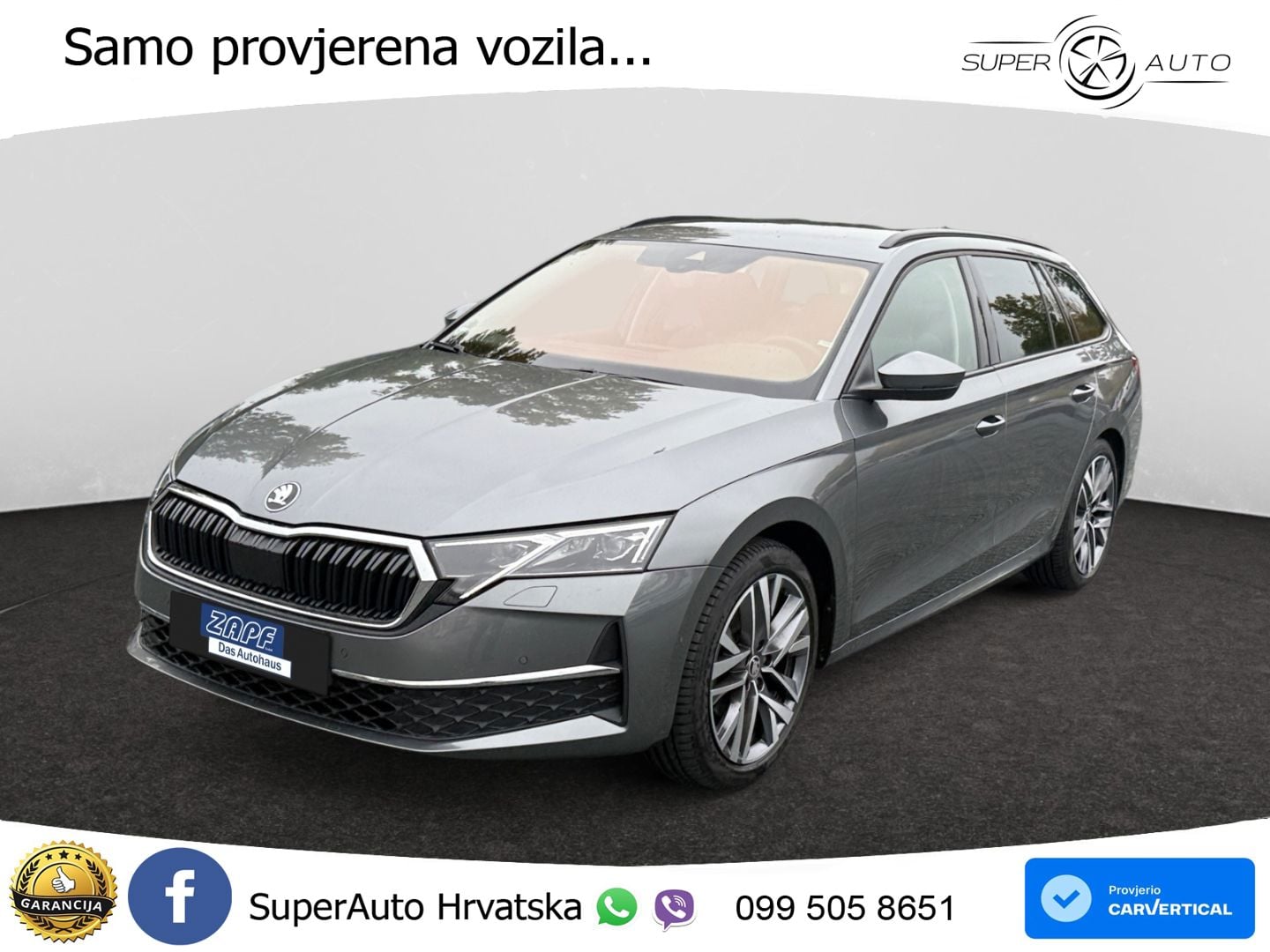Škoda Octavia Combi 2.0 TDI (150 KS) DSG Selection MATRIX+GR SJED+KAM