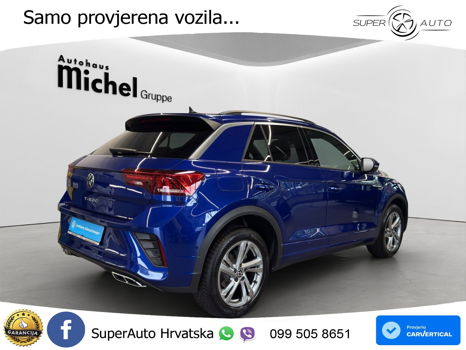 Volkswagen T-Roc 1.5 TSI (150 KS) DSG LED+GR SJED+ACC