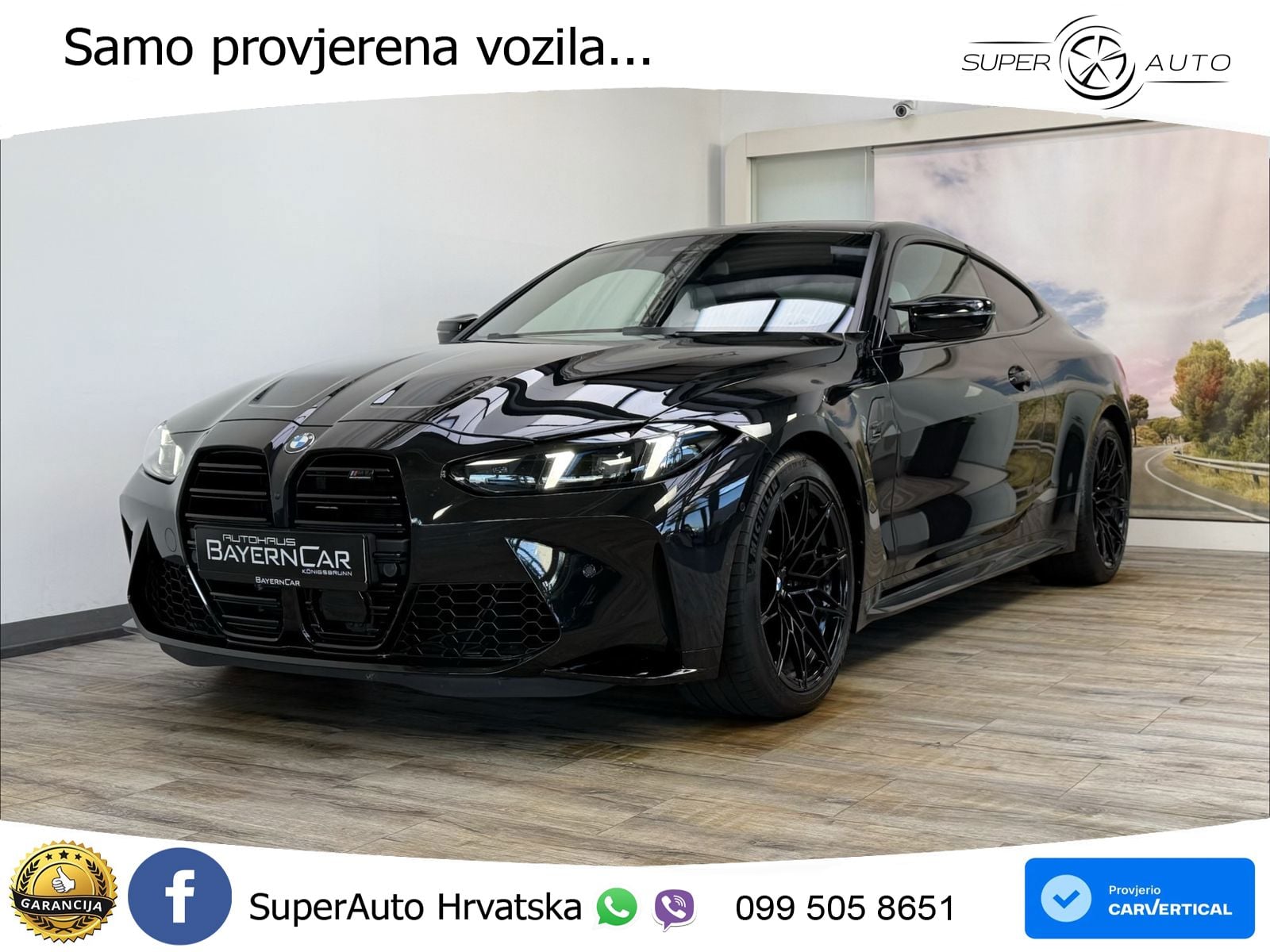BMW M4 Competition 3.0 (530 KS) xDrive Steptronic LED+GR SJED+ACC