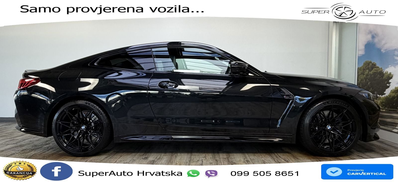 BMW M4 Competition 3.0 (530 KS) xDrive Steptronic LED+GR SJED+ACC