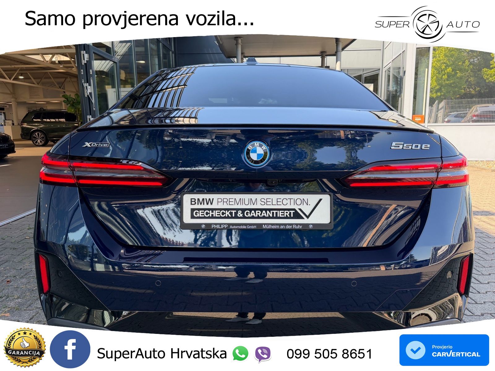 BMW 550e (489 KS) xDrive Steptronic M Sport LED+GR SJED+ACC