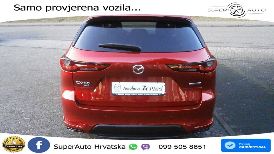 Mazda CX-60 2.5 e-Skyactiv (328 KS) AWD Automatic LED+GR SJED+ACC