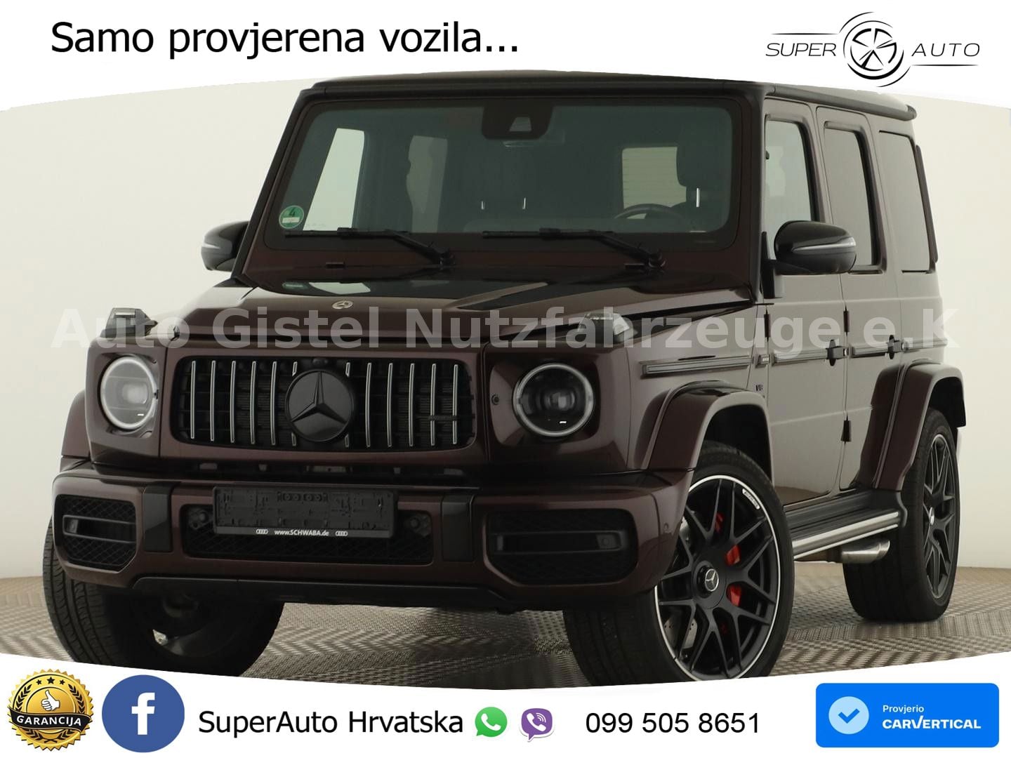 Mercedes AMG G 63 Long V8 (585 KS) 4MATIC 9G-TRONIC AMG SPEEDSHIFT TCT ACC+GR SJED+360+PANO