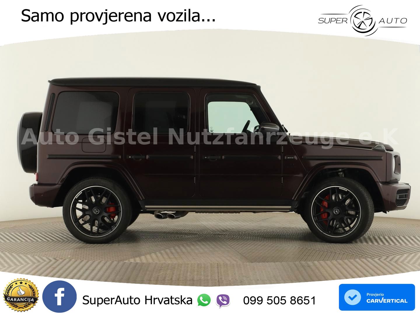 Mercedes AMG G 63 Long V8 (585 KS) 4MATIC 9G-TRONIC AMG SPEEDSHIFT TCT ACC+GR SJED+360+PANO