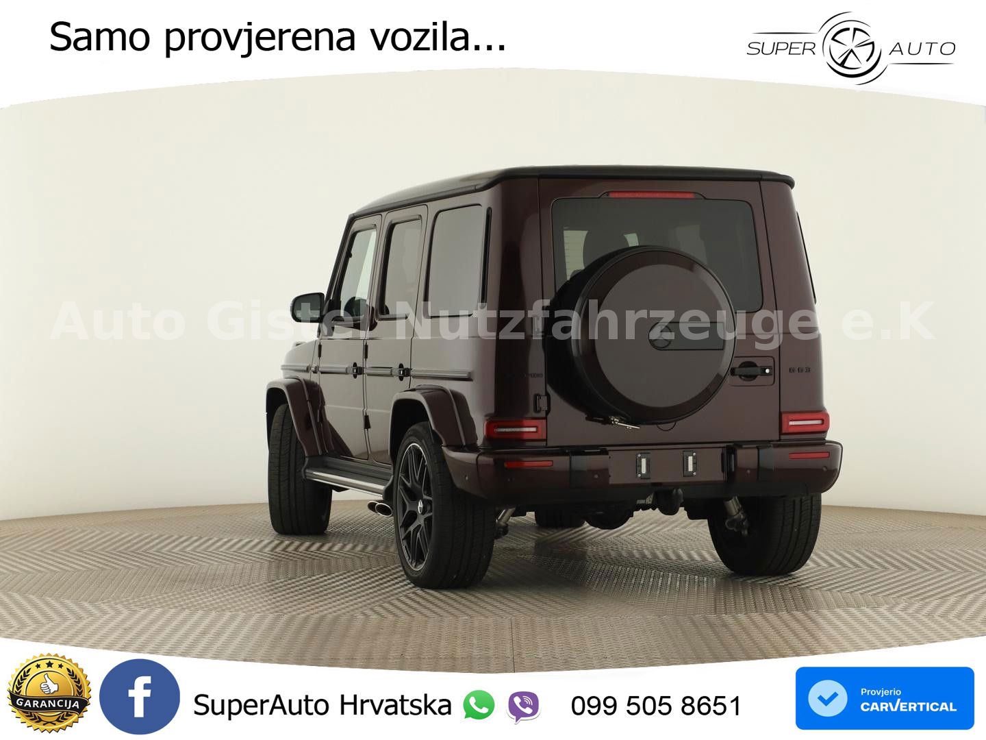Mercedes AMG G 63 Long V8 (585 KS) 4MATIC 9G-TRONIC AMG SPEEDSHIFT TCT ACC+GR SJED+360+PANO