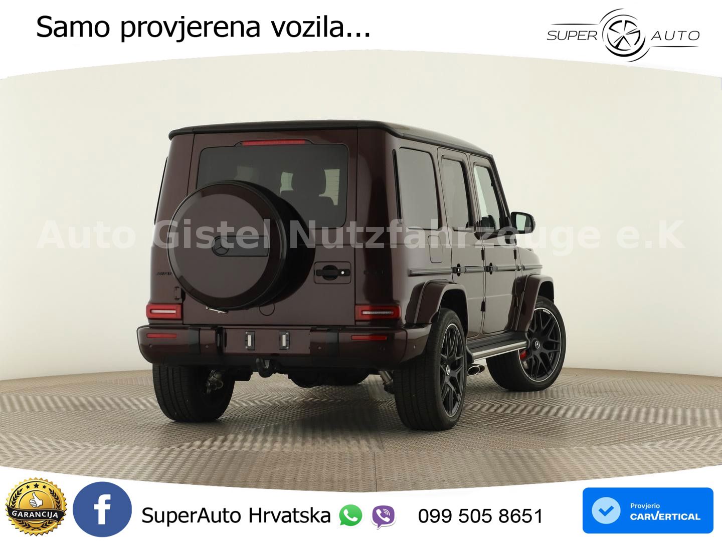 Mercedes AMG G 63 Long V8 (585 KS) 4MATIC 9G-TRONIC AMG SPEEDSHIFT TCT ACC+GR SJED+360+PANO