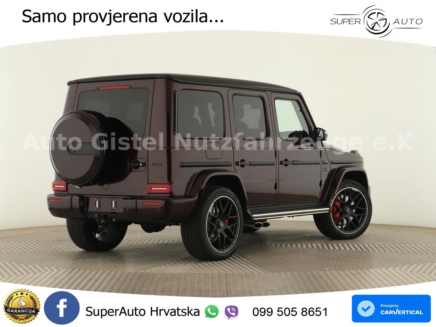 Mercedes AMG G 63 Long V8 (585 KS) 4MATIC 9G-TRONIC AMG SPEEDSHIFT TCT ACC+GR SJED+360+PANO