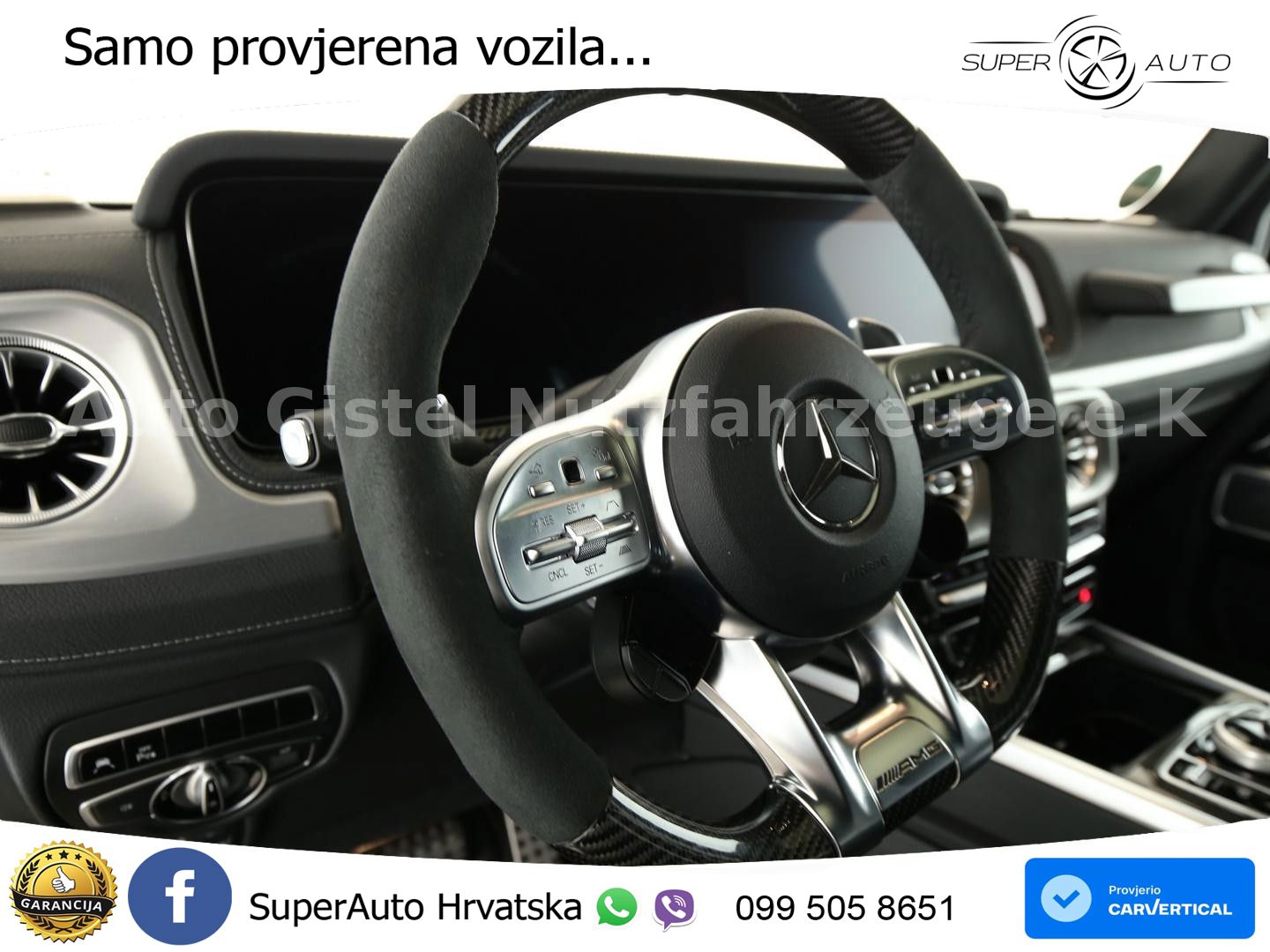 Mercedes AMG G 63 Long V8 (585 KS) 4MATIC 9G-TRONIC AMG SPEEDSHIFT TCT ACC+GR SJED+360+PANO