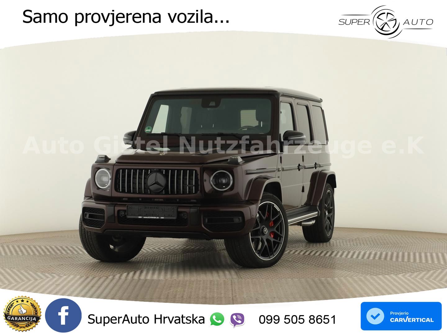 Mercedes AMG G 63 Long V8 (585 KS) 4MATIC 9G-TRONIC AMG SPEEDSHIFT TCT ACC+GR SJED+360+PANO