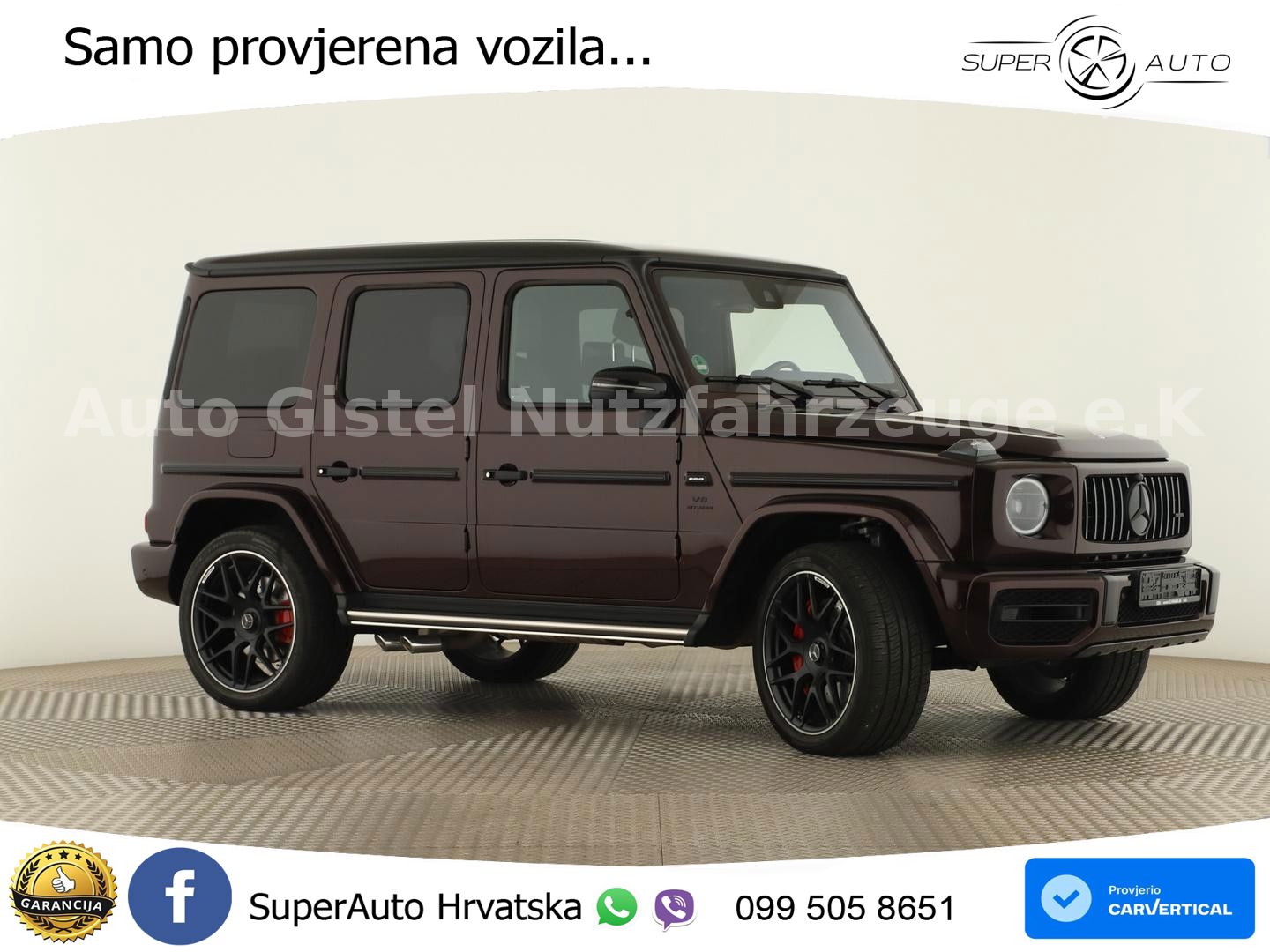 Mercedes AMG G 63 Long V8 (585 KS) 4MATIC 9G-TRONIC AMG SPEEDSHIFT TCT ACC+GR SJED+360+PANO