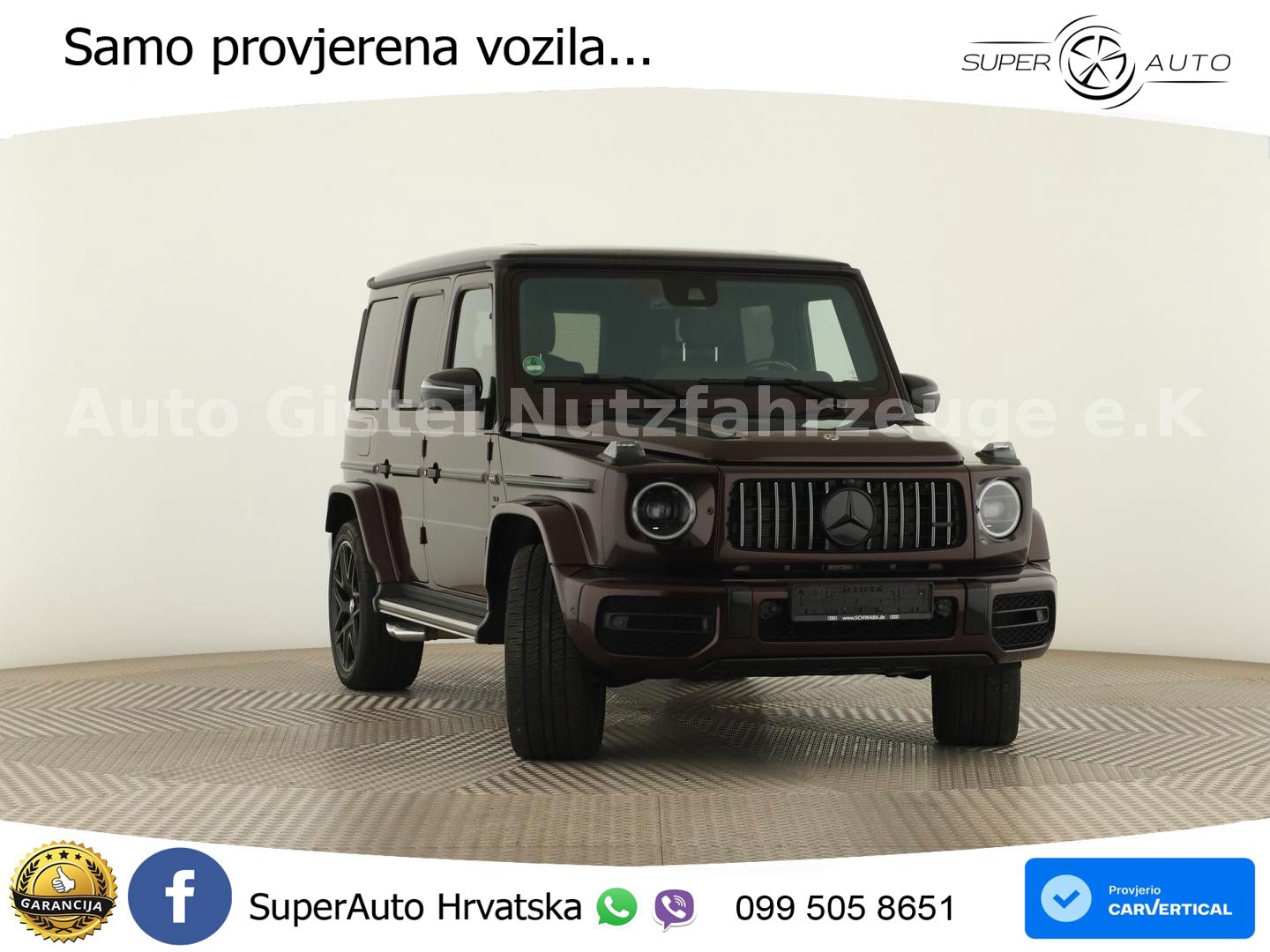 Mercedes AMG G 63 Long V8 (585 KS) 4MATIC 9G-TRONIC AMG SPEEDSHIFT TCT ACC+GR SJED+360+PANO