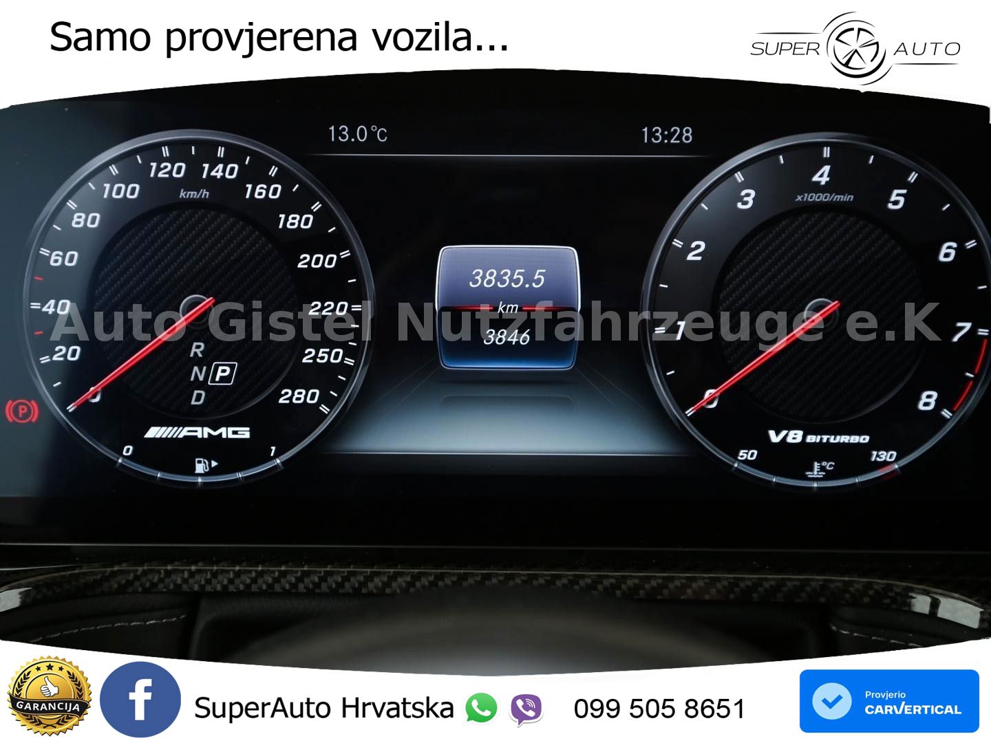 Mercedes AMG G 63 Long V8 (585 KS) 4MATIC 9G-TRONIC AMG SPEEDSHIFT TCT ACC+GR SJED+360+PANO