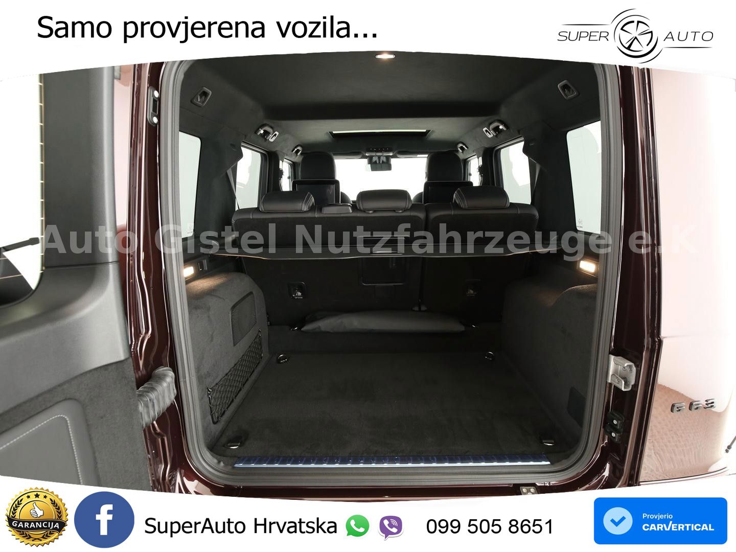 Mercedes AMG G 63 Long V8 (585 KS) 4MATIC 9G-TRONIC AMG SPEEDSHIFT TCT ACC+GR SJED+360+PANO
