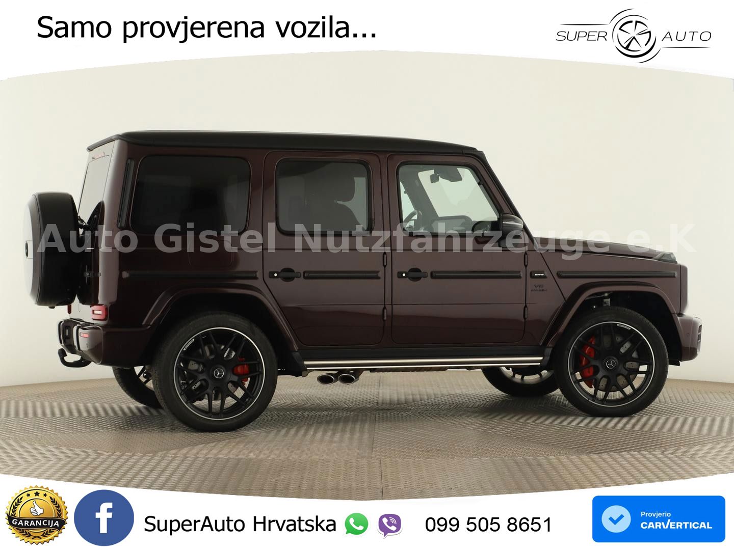 Mercedes AMG G 63 Long V8 (585 KS) 4MATIC 9G-TRONIC AMG SPEEDSHIFT TCT ACC+GR SJED+360+PANO