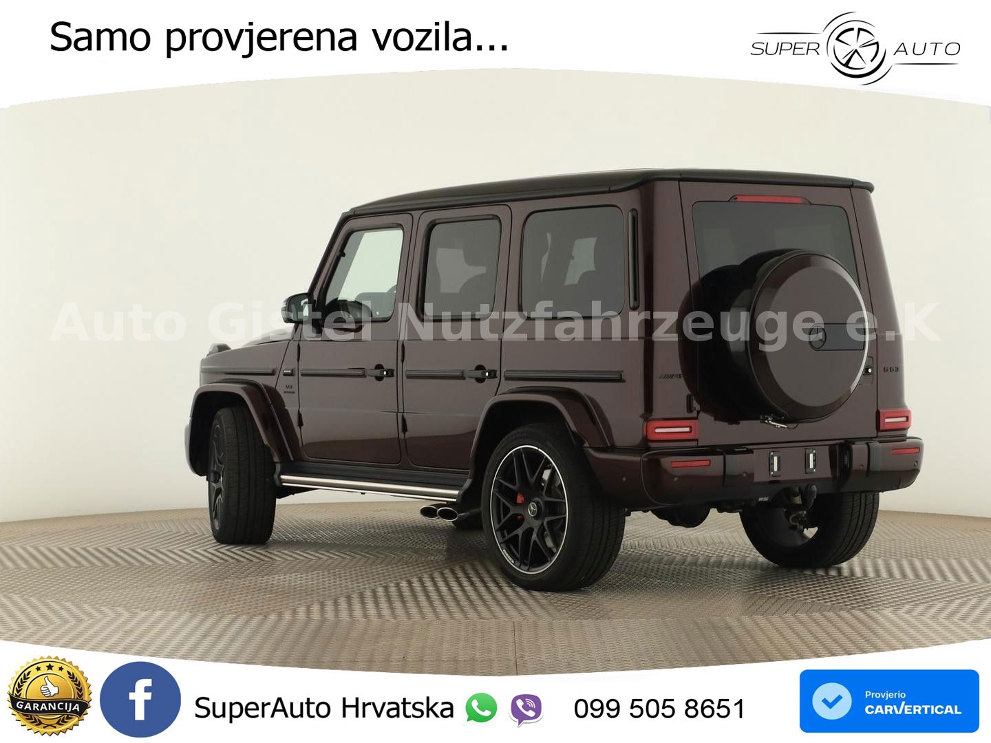 Mercedes AMG G 63 Long V8 (585 KS) 4MATIC 9G-TRONIC AMG SPEEDSHIFT TCT ACC+GR SJED+360+PANO