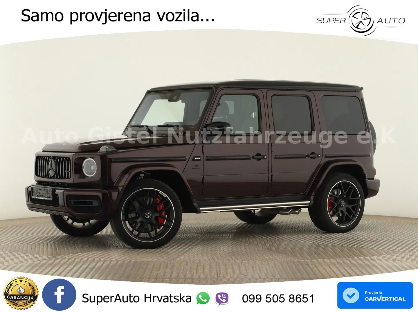 Mercedes AMG G 63 Long V8 (585 KS) 4MATIC 9G-TRONIC AMG SPEEDSHIFT TCT ACC+GR SJED+360+PANO