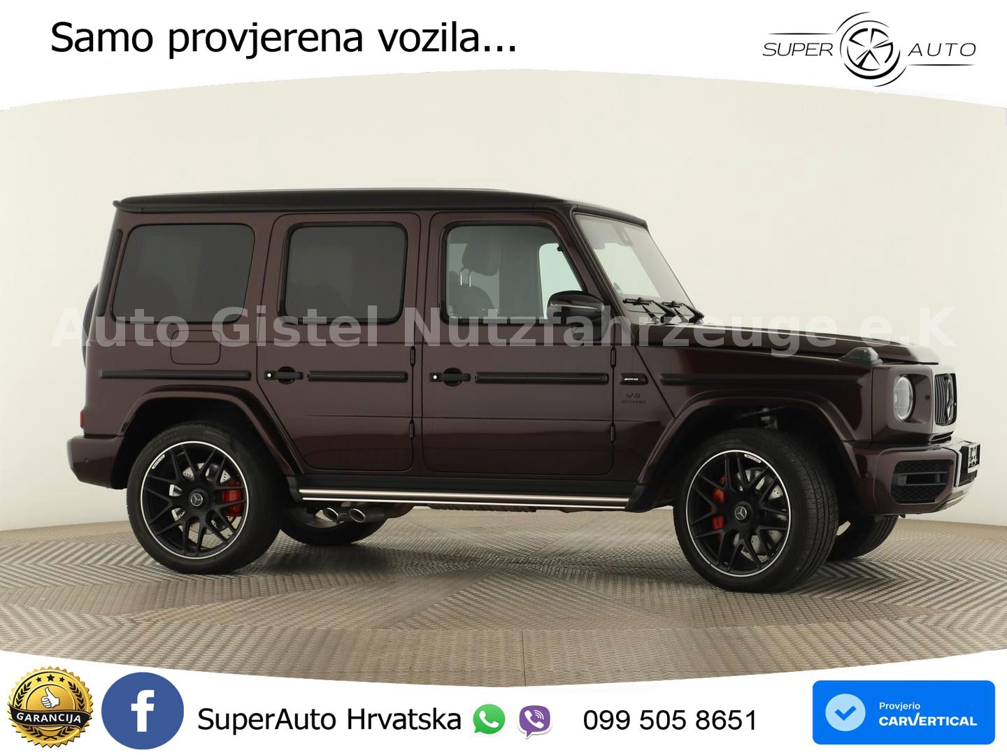 Mercedes AMG G 63 Long V8 (585 KS) 4MATIC 9G-TRONIC AMG SPEEDSHIFT TCT ACC+GR SJED+360+PANO