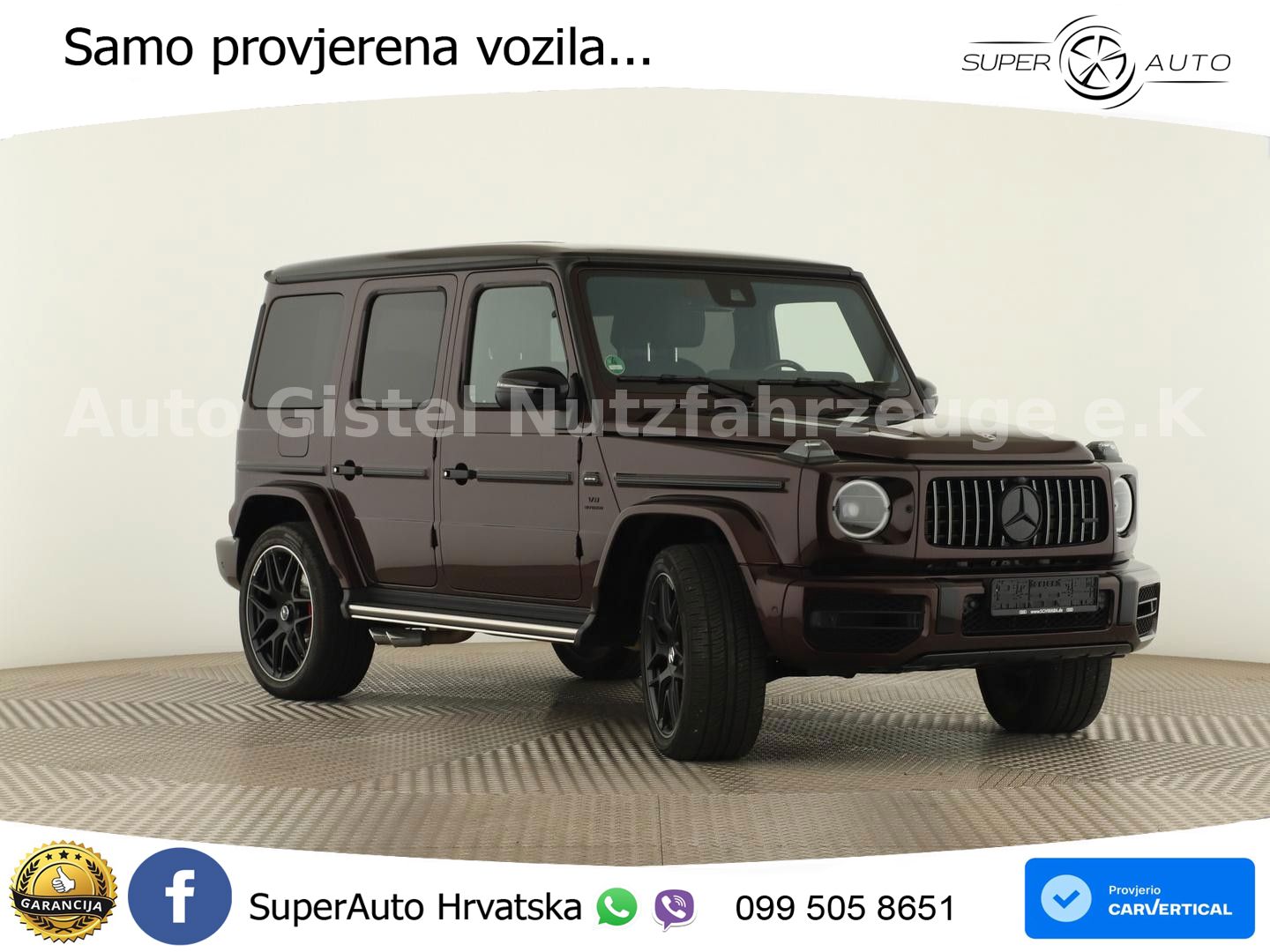 Mercedes AMG G 63 Long V8 (585 KS) 4MATIC 9G-TRONIC AMG SPEEDSHIFT TCT ACC+GR SJED+360+PANO