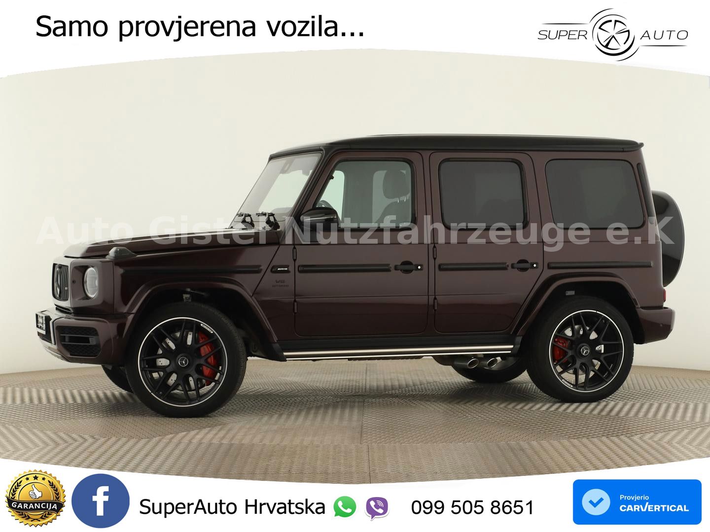 Mercedes AMG G 63 Long V8 (585 KS) 4MATIC 9G-TRONIC AMG SPEEDSHIFT TCT ACC+GR SJED+360+PANO