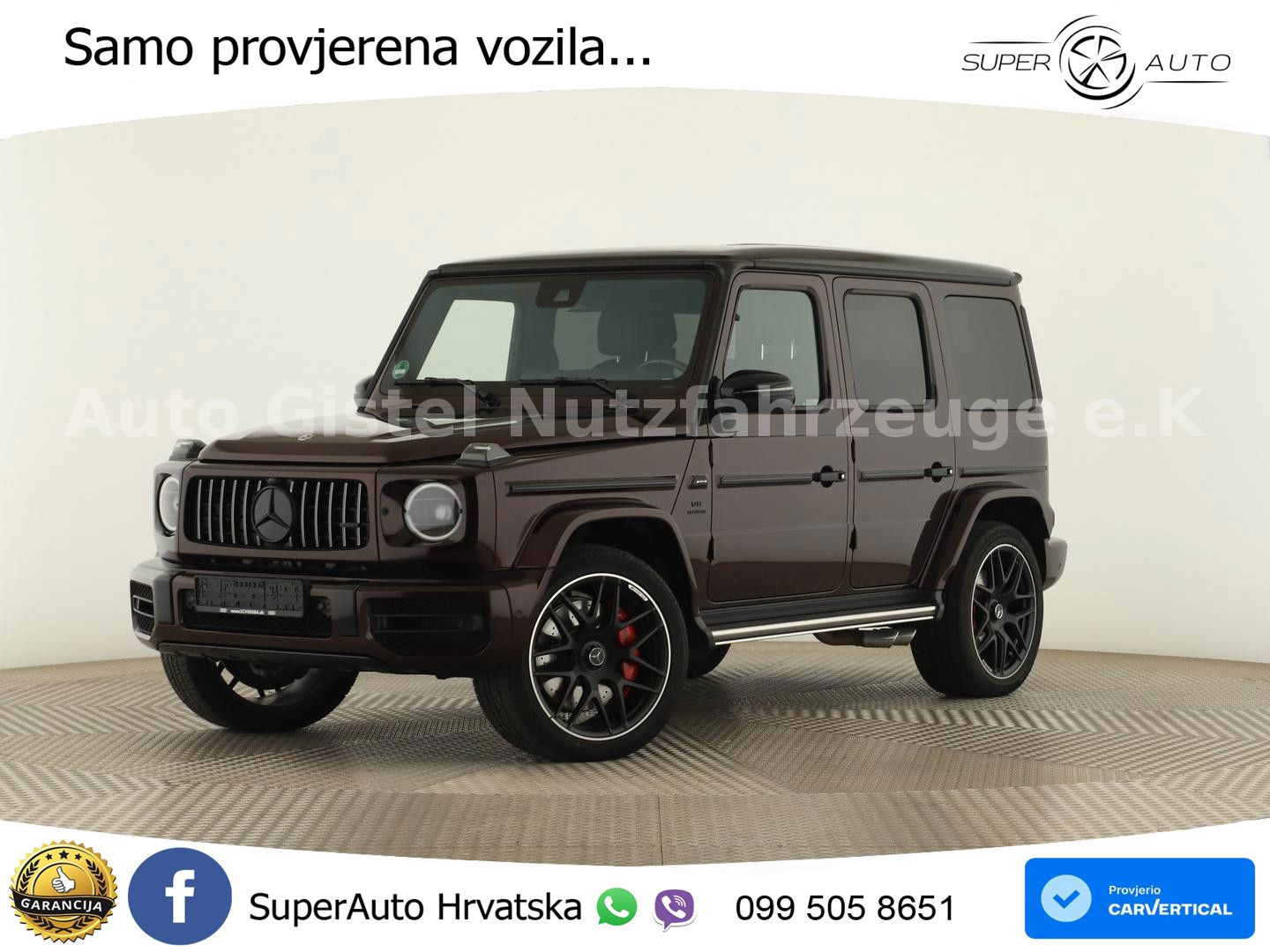 Mercedes AMG G 63 Long V8 (585 KS) 4MATIC 9G-TRONIC AMG SPEEDSHIFT TCT ACC+GR SJED+360+PANO