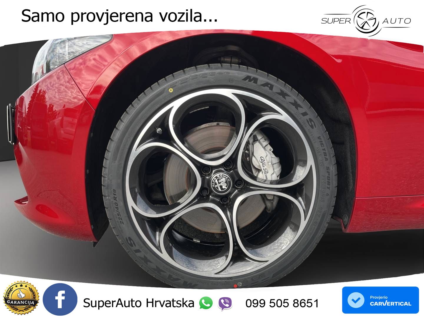 Alfa Romeo Giulia 2.0 Turbo (280 KS) Q4 Automatic LED+GR SJED+ACC