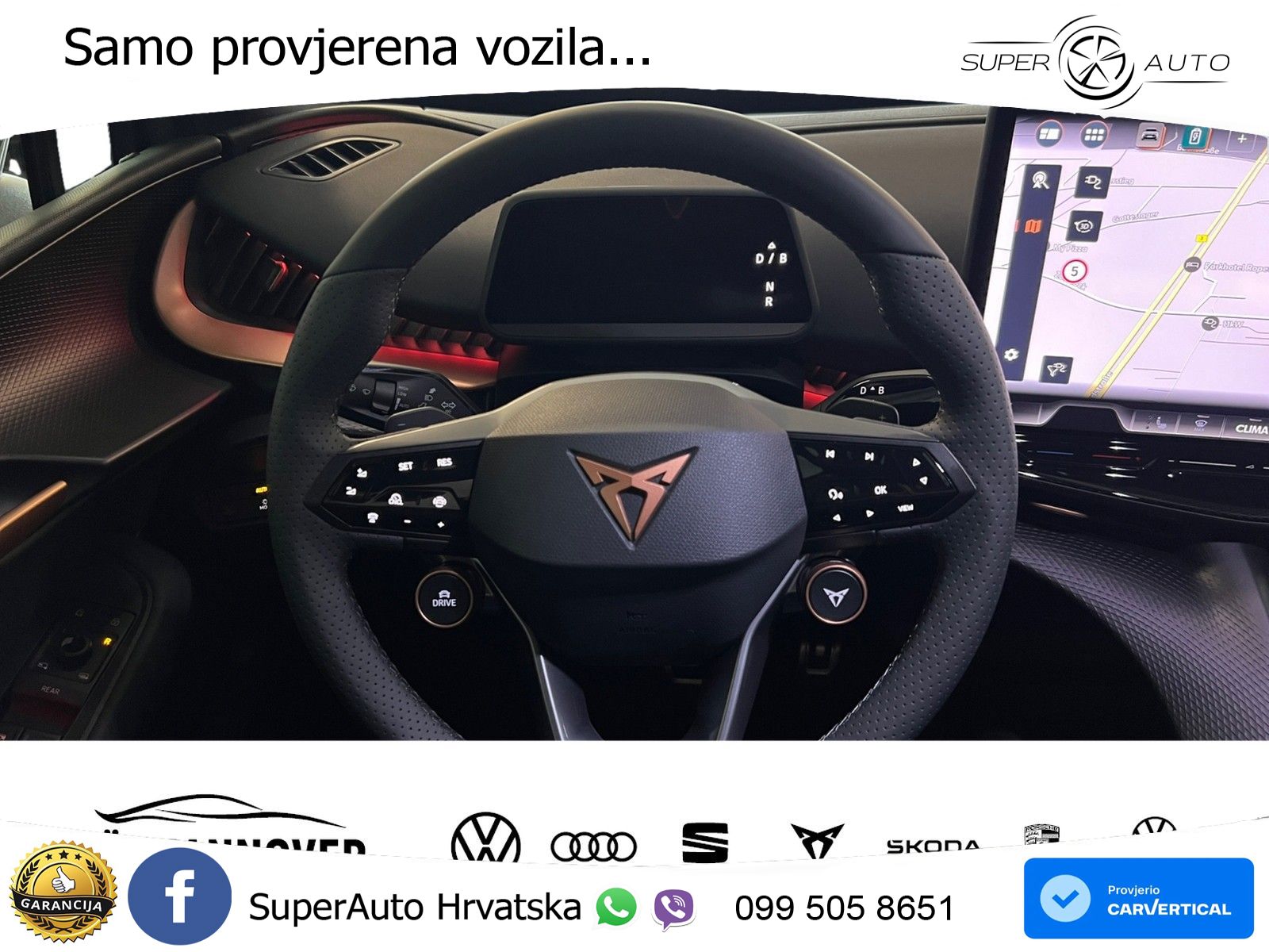 Cupra Tavascan 82 kWh (286 KS) LED+GR SJED+ACC