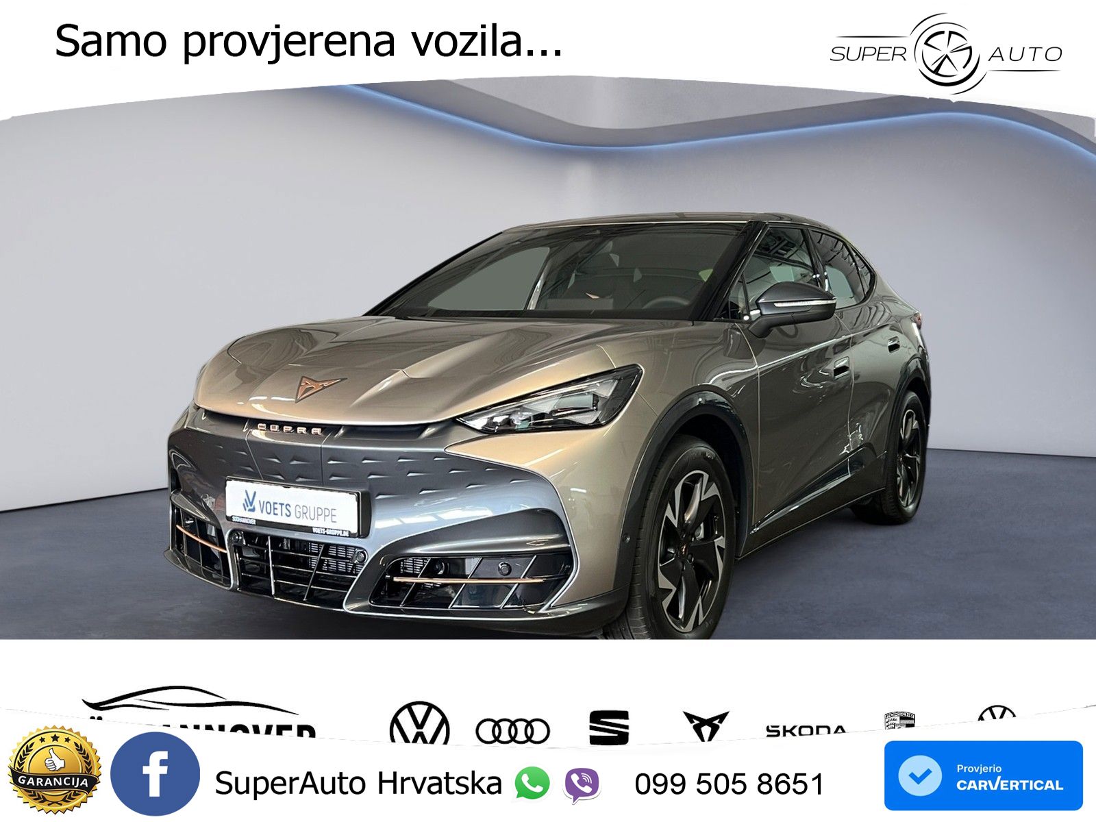 Cupra Tavascan 82 kWh (286 KS) LED+GR SJED+ACC
