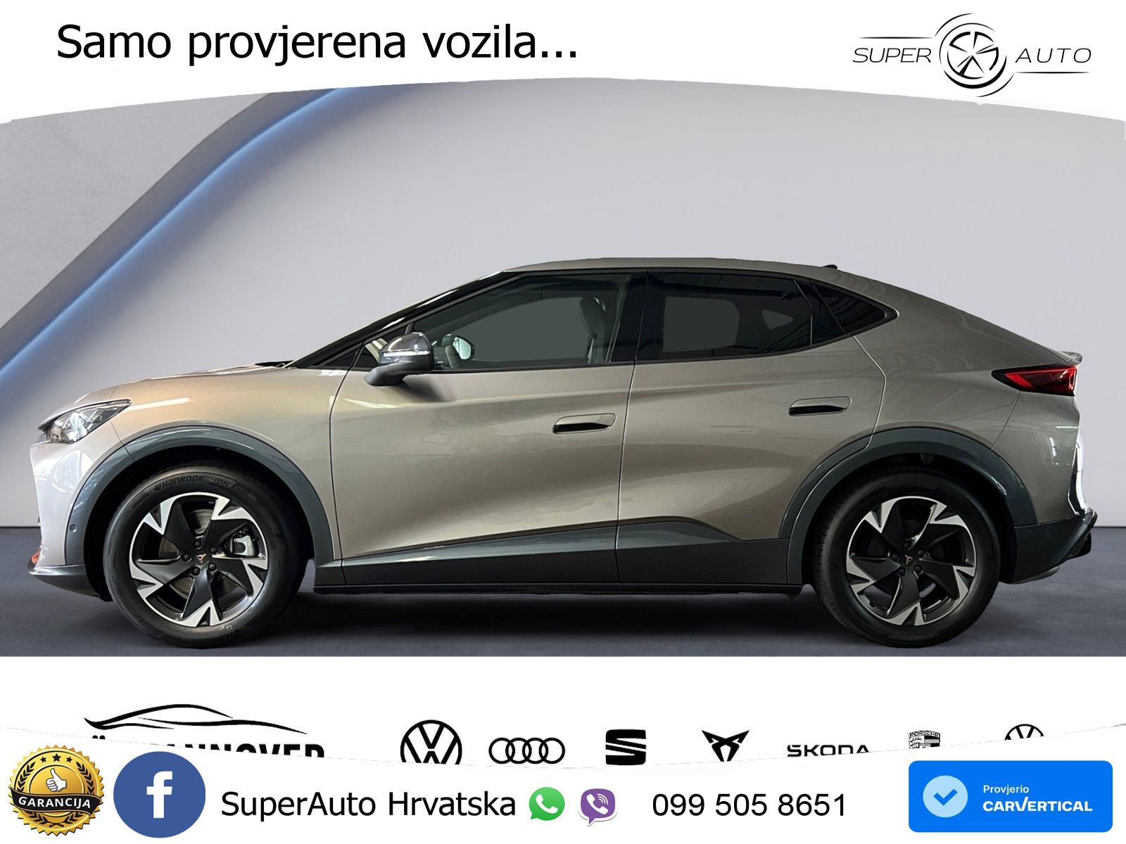 Cupra Tavascan 82 kWh (286 KS) LED+GR SJED+ACC