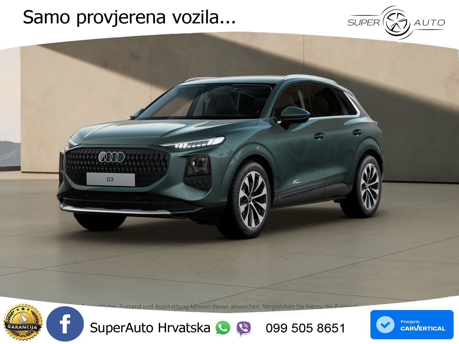 Audi Q3 2.0 TDI (150 KS) S tronic MATRIX+GR SJED+KAM