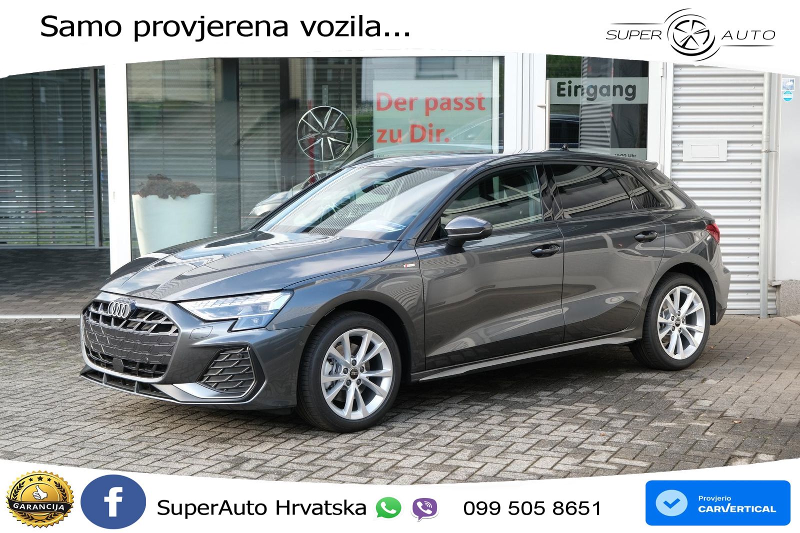 Audi A3 Sportback 40 TFSI (204 KS) quattro S tronic S line LED+GR SJED+ACC