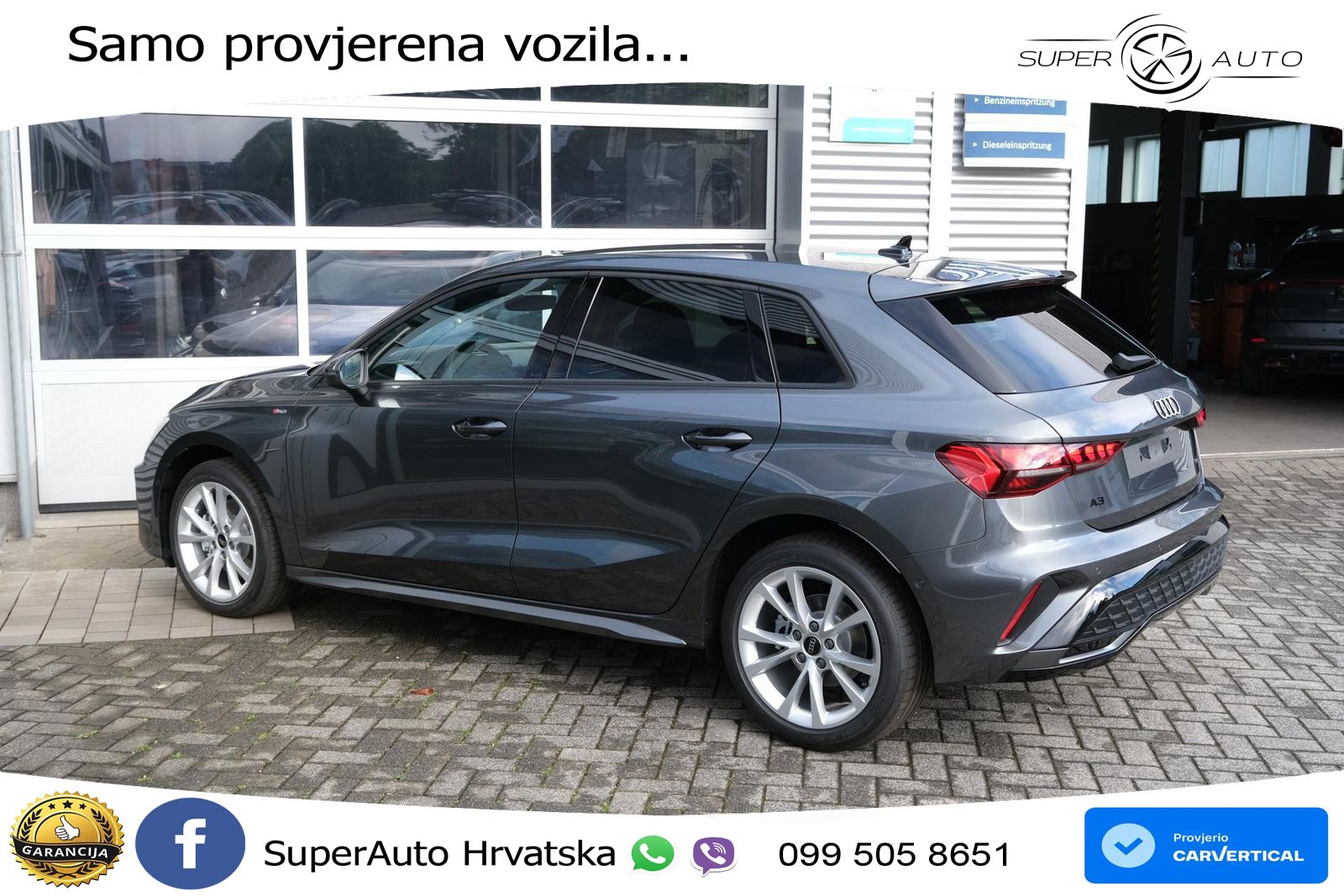 Audi A3 Sportback 40 TFSI (204 KS) quattro S tronic S line LED+GR SJED+ACC