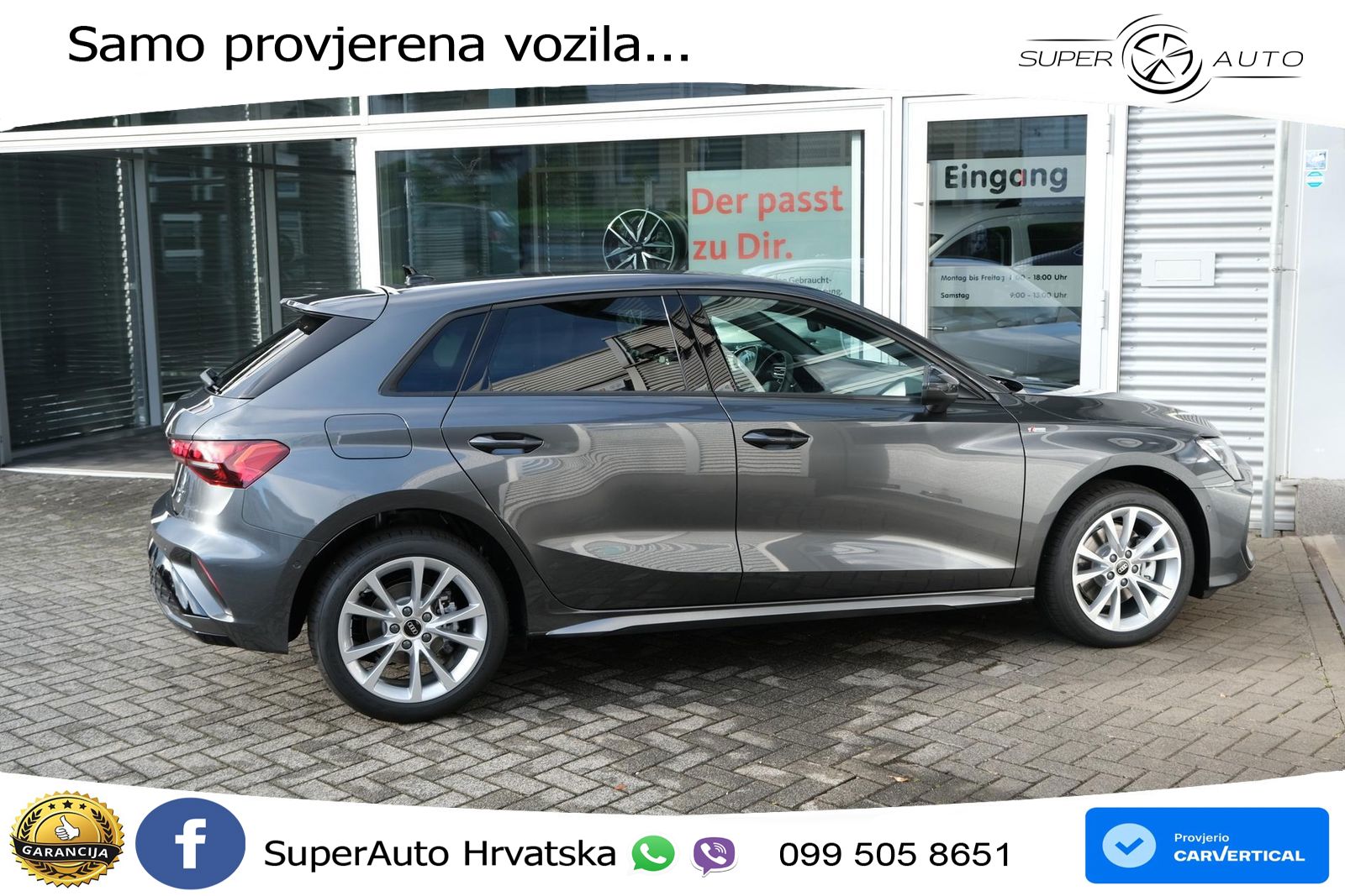 Audi A3 Sportback 40 TFSI (204 KS) quattro S tronic S line LED+GR SJED+ACC