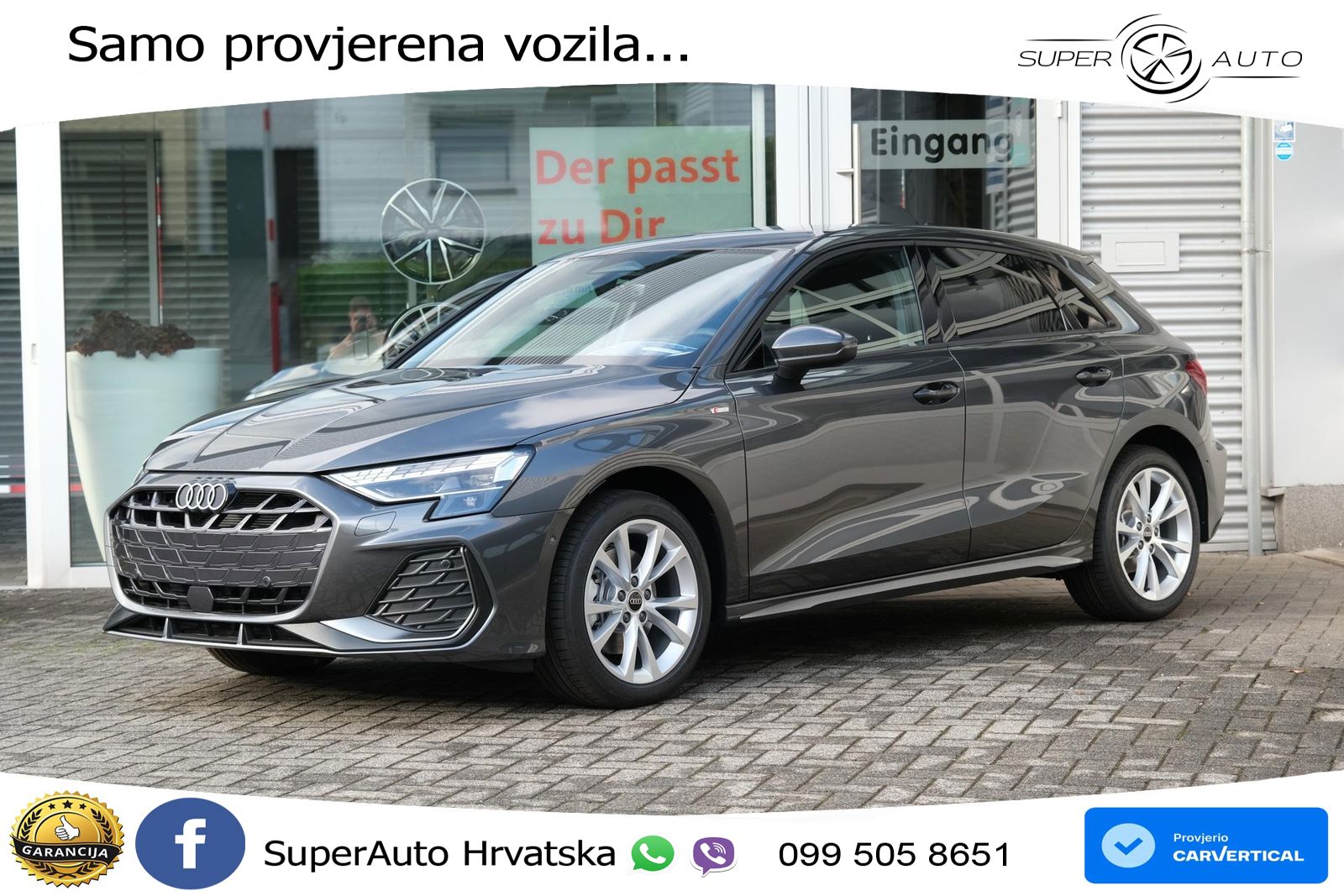 Audi A3 Sportback 40 TFSI (204 KS) quattro S tronic S line LED+GR SJED+ACC