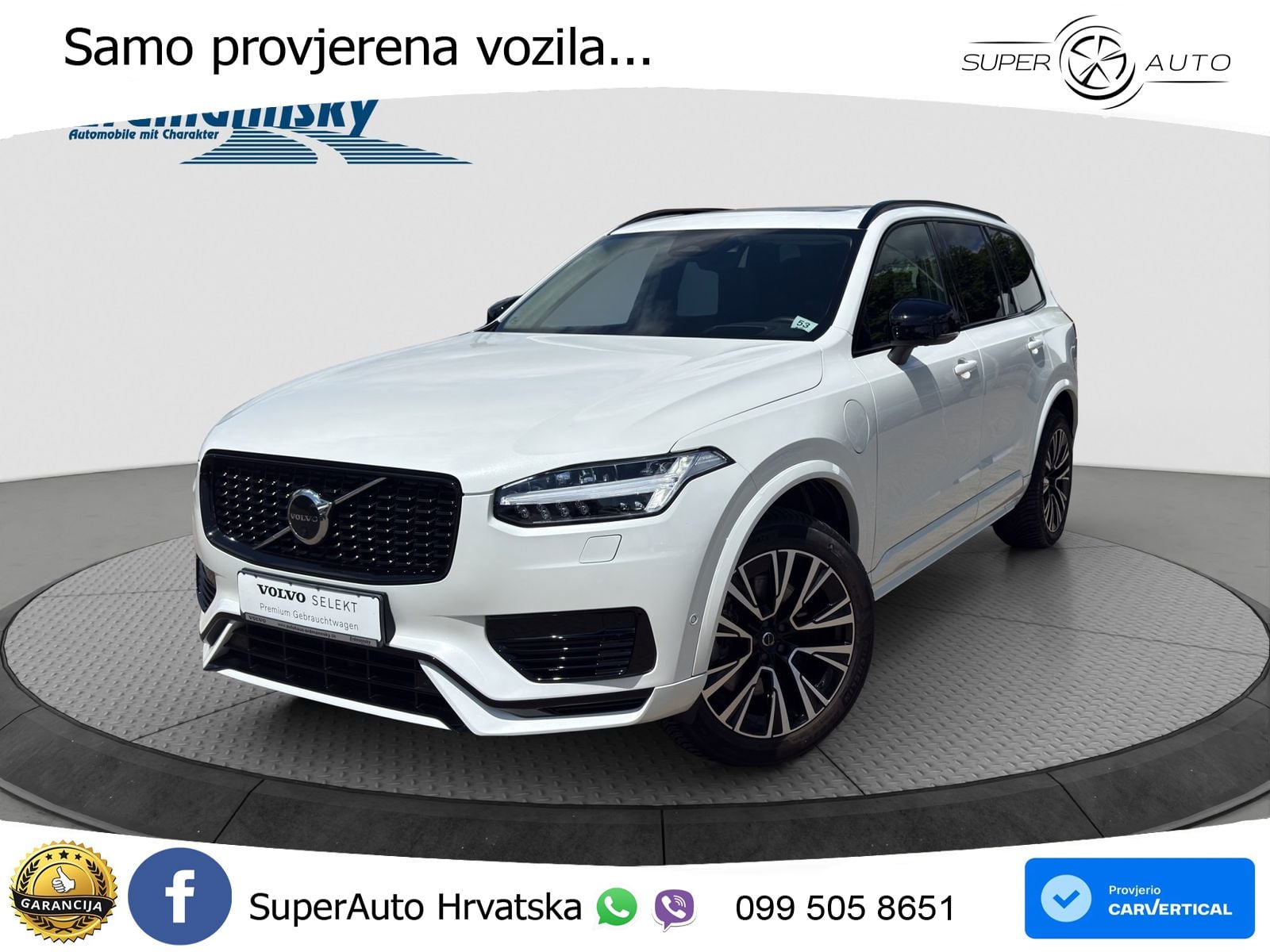 Volvo XC90 Recharge 2.0 T8 AWD Geartronic ACC+HEAD+4xGR SJED+360+PANO