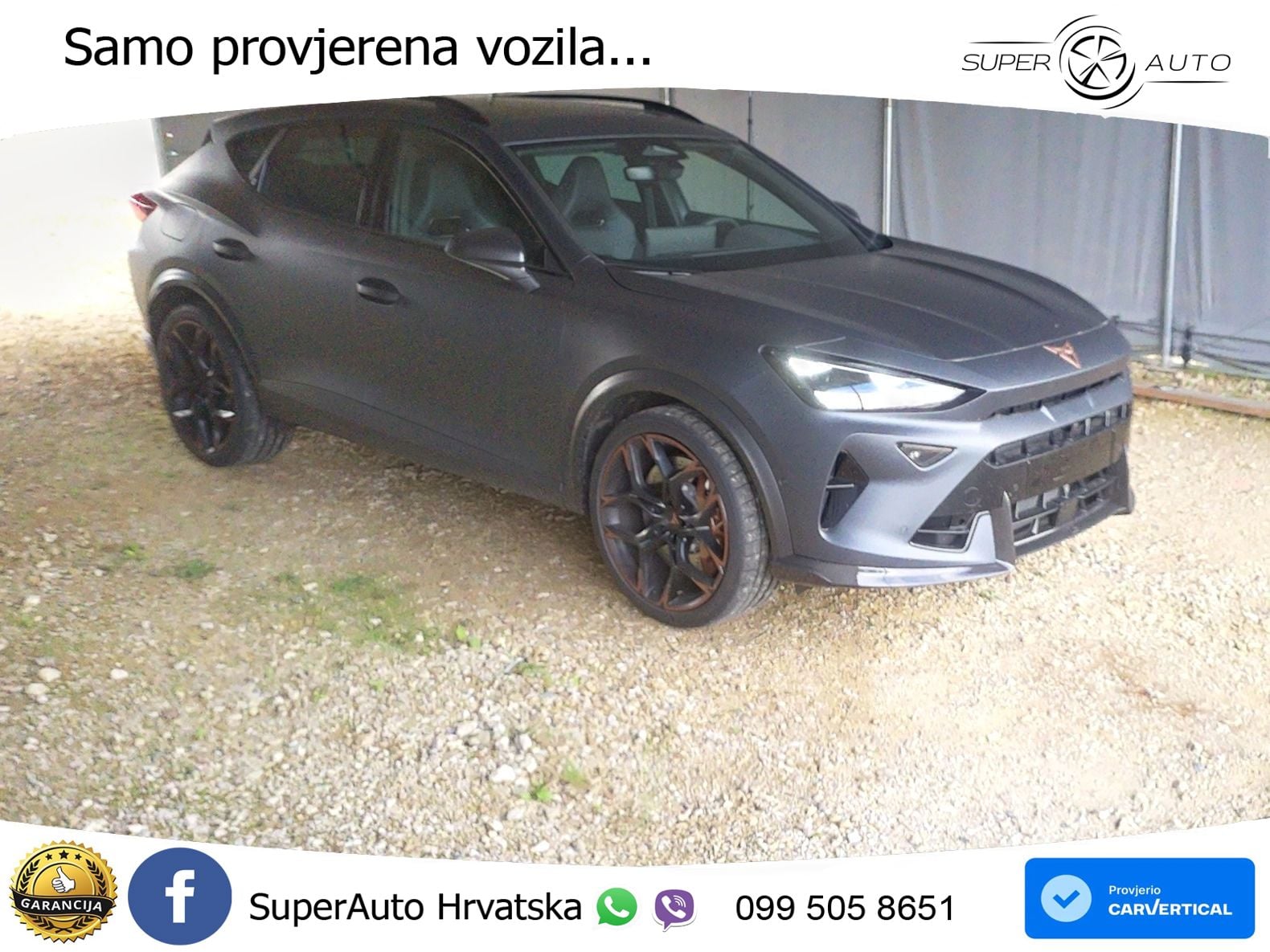 Cupra Formentor VZ5 2.5 TSI (390 KS) 4Drive DSG MATRIX+GR SJED+KAM