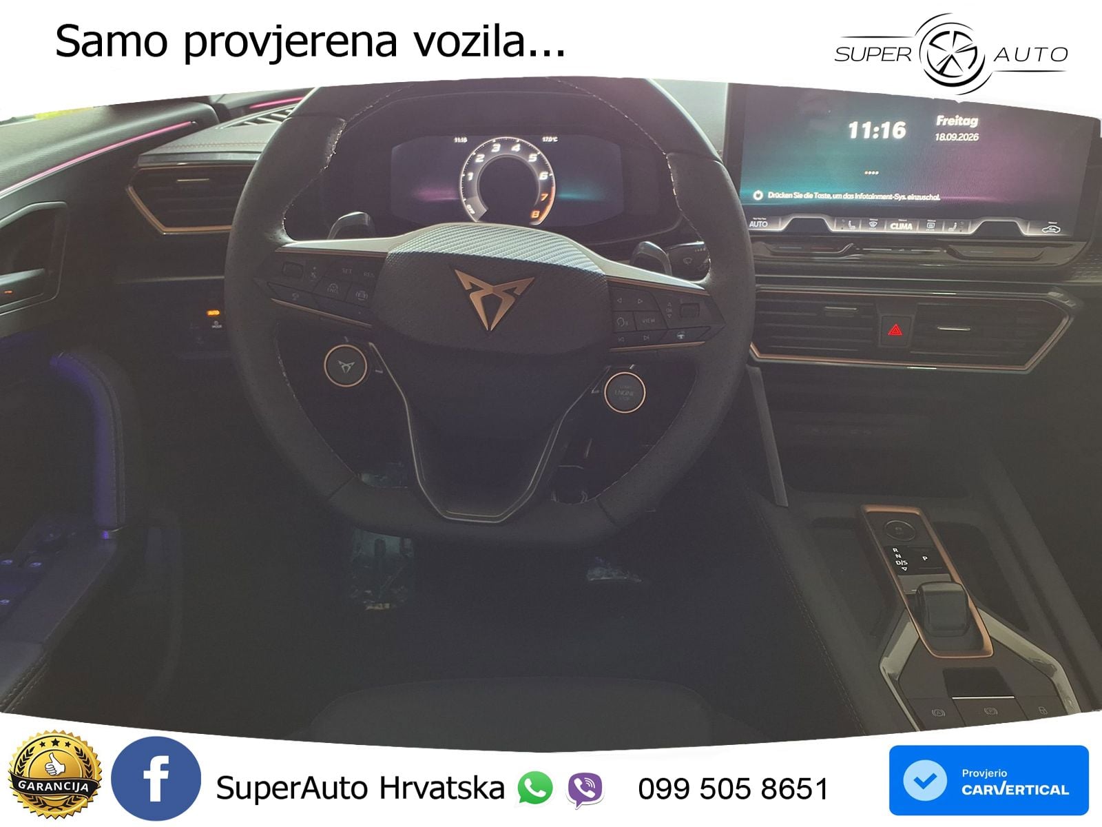 Cupra Formentor VZ5 2.5 TSI (390 KS) 4Drive DSG MATRIX+GR SJED+KAM