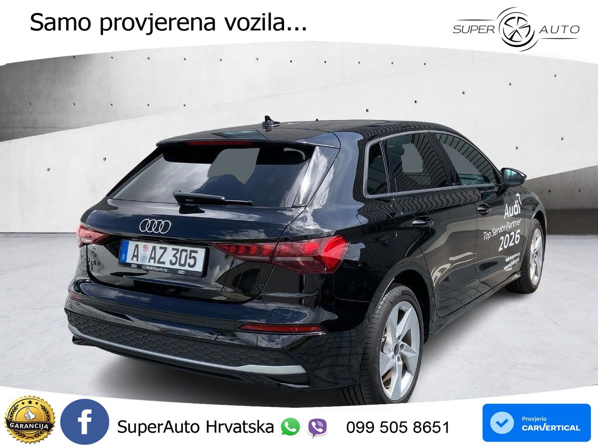 Audi A3 Sportback 30 TFSI (116 KS) Mild Hybrid S tronic advanced LED+GR SJED+ACC